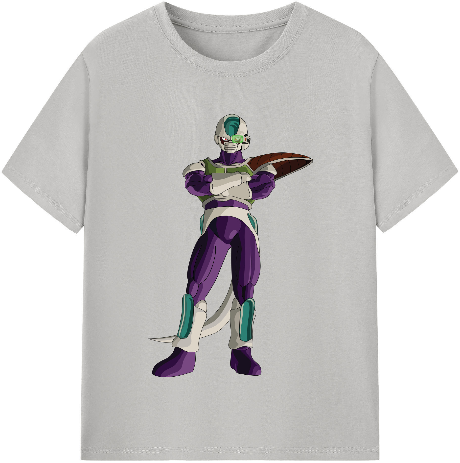 （画像用） ドラゴンボール フリーザ DRAGON BALL Frieza レディースカジュアルプリントTシャツ（綿100％）
