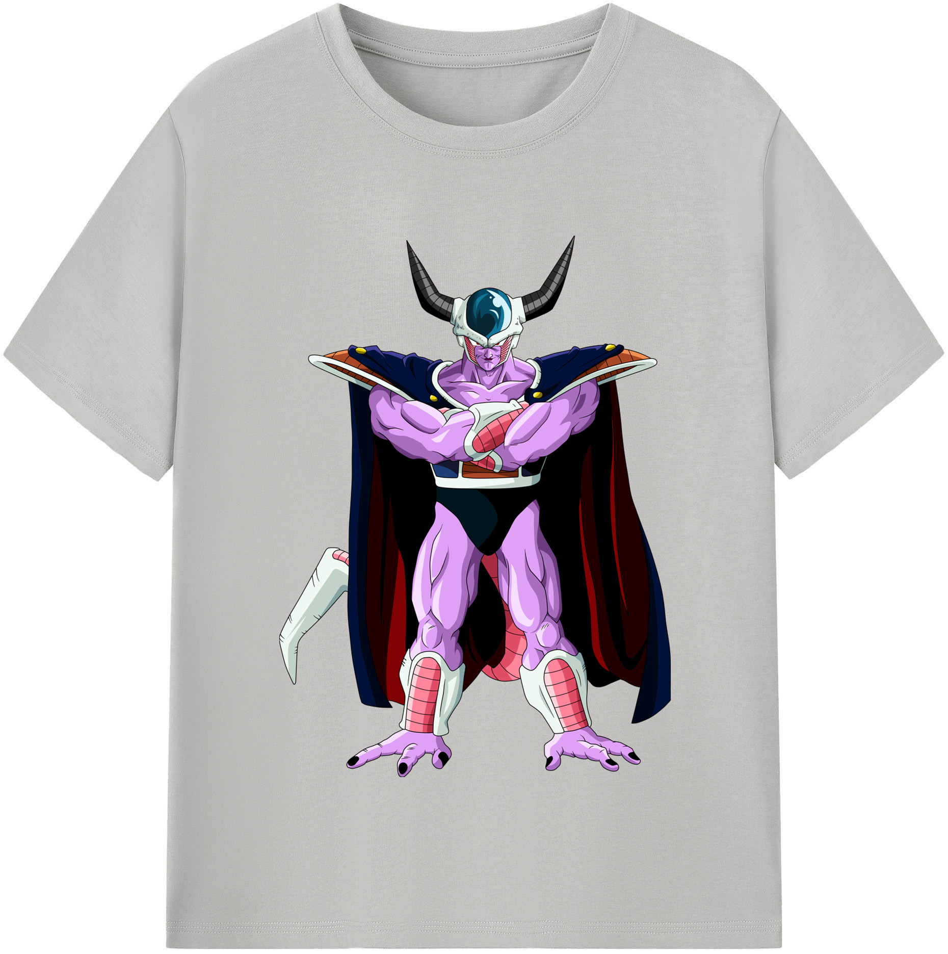 （画像用） ドラゴンボール コルド大王 DRAGON BALL King Cold レディースカジュアルプリントTシャツ（綿100％）