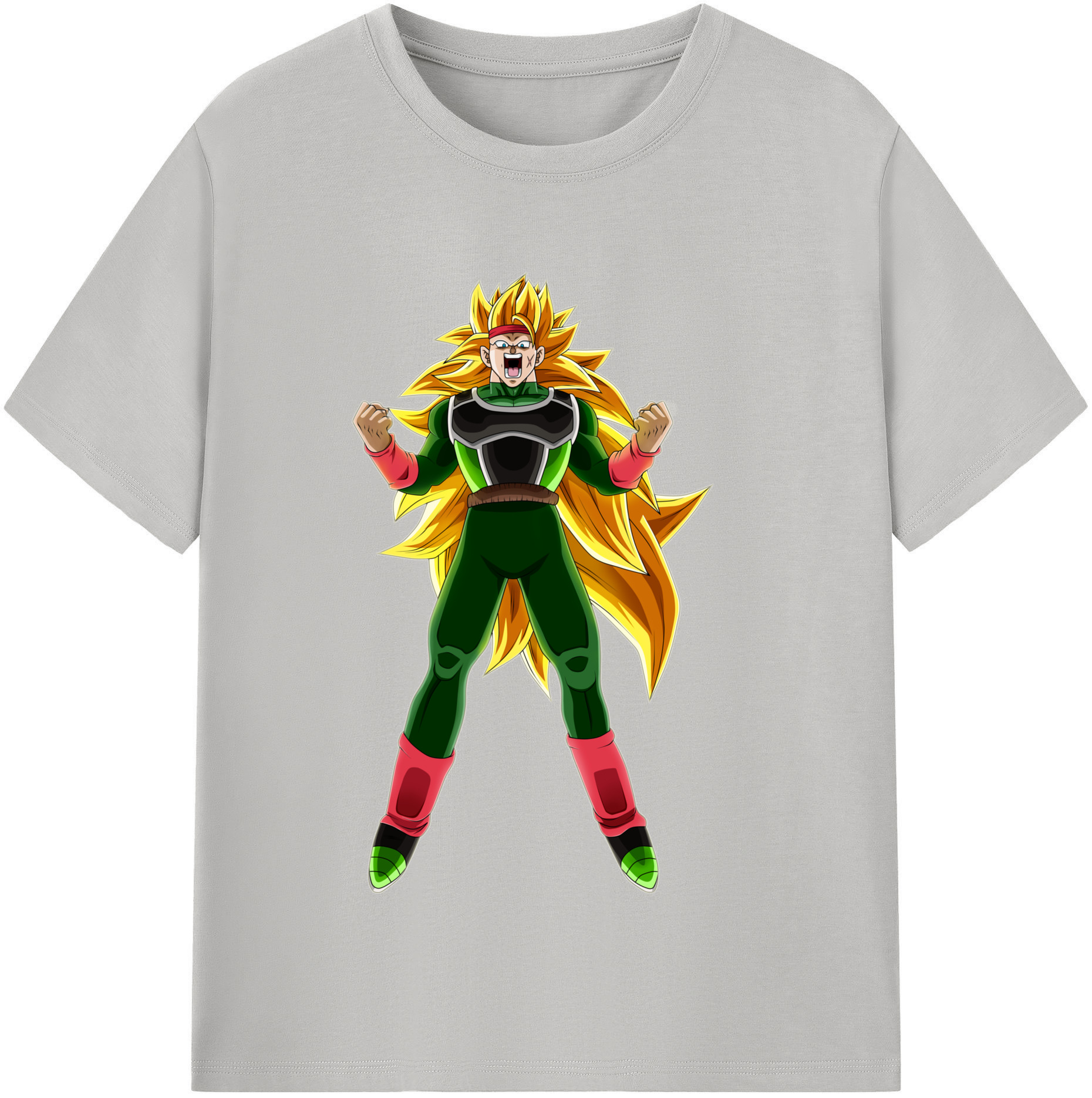 （画像用） ドラゴンボール ブロリー DRAGON BALL Broli レディースカジュアルプリントTシャツ（綿100％）