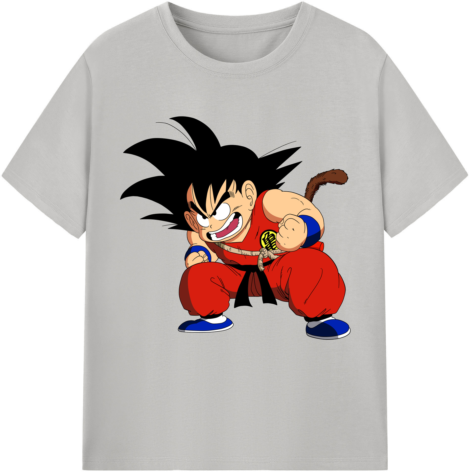 （画像用） ドラゴンボール 孫悟空（そん ごくう）Son Goku カカロット DRAGON BALL Kakarotto レディースカジュアルプリントTシャツ（綿100％）