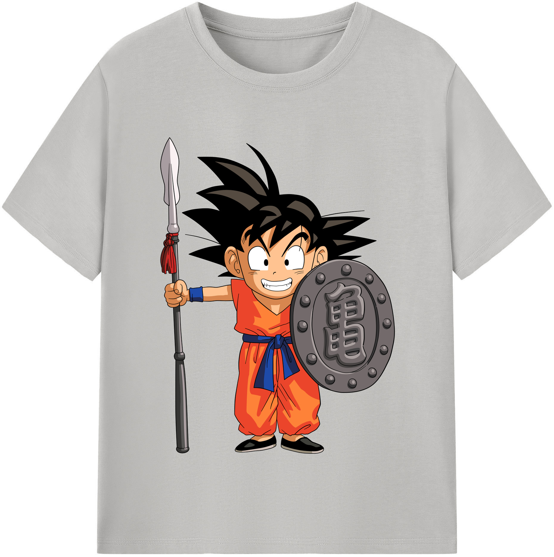 （画像用） ドラゴンボール 孫悟空（そん ごくう）Son Goku カカロット DRAGON BALL Kakarotto レディースカジュアルプリントTシャツ（綿100％）