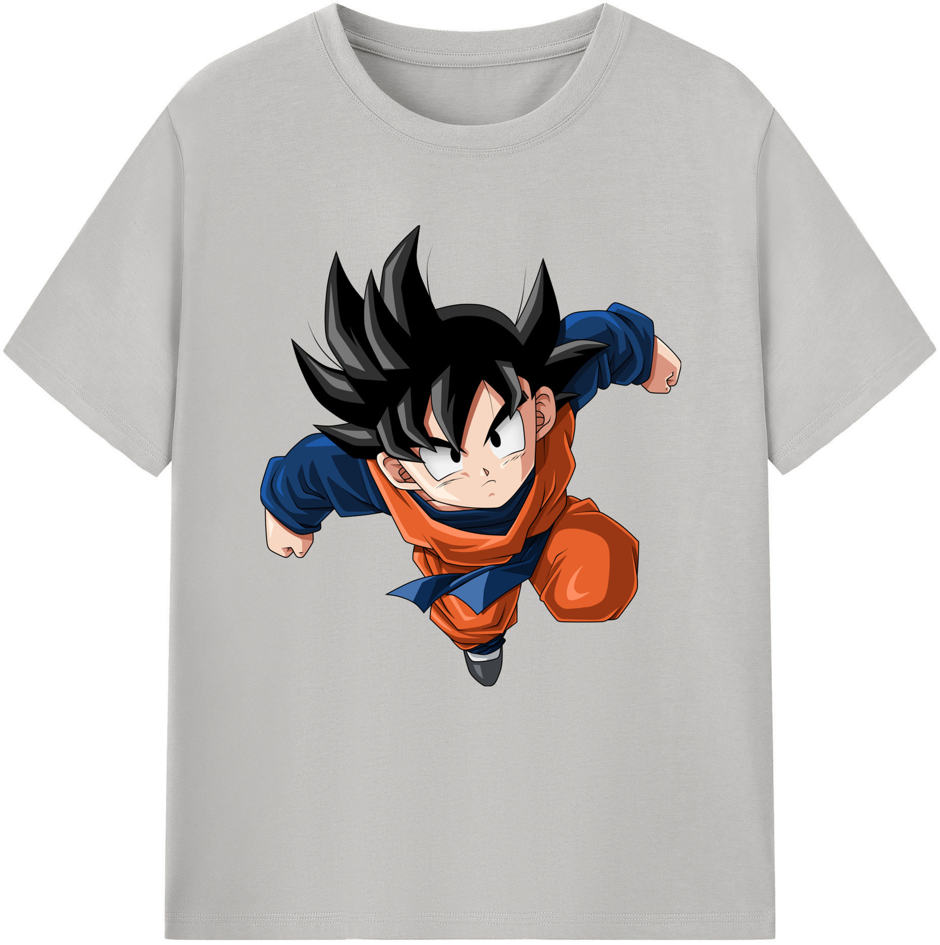 （画像用） ドラゴンボール 孫悟空（そん ごくう）Son Goku カカロット DRAGON BALL Kakarotto レディースカジュアルプリントTシャツ（綿100％）
