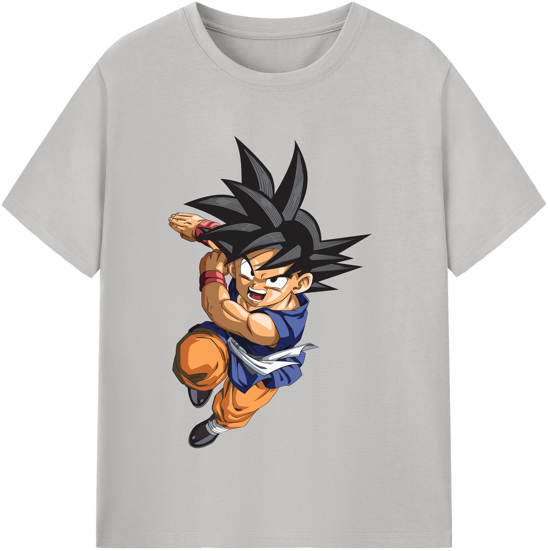 （画像用） ドラゴンボール 孫悟空（そん ごくう）Son Goku カカロット DRAGON BALL Kakarotto レディースカジュアルプリントTシャツ（綿100％）