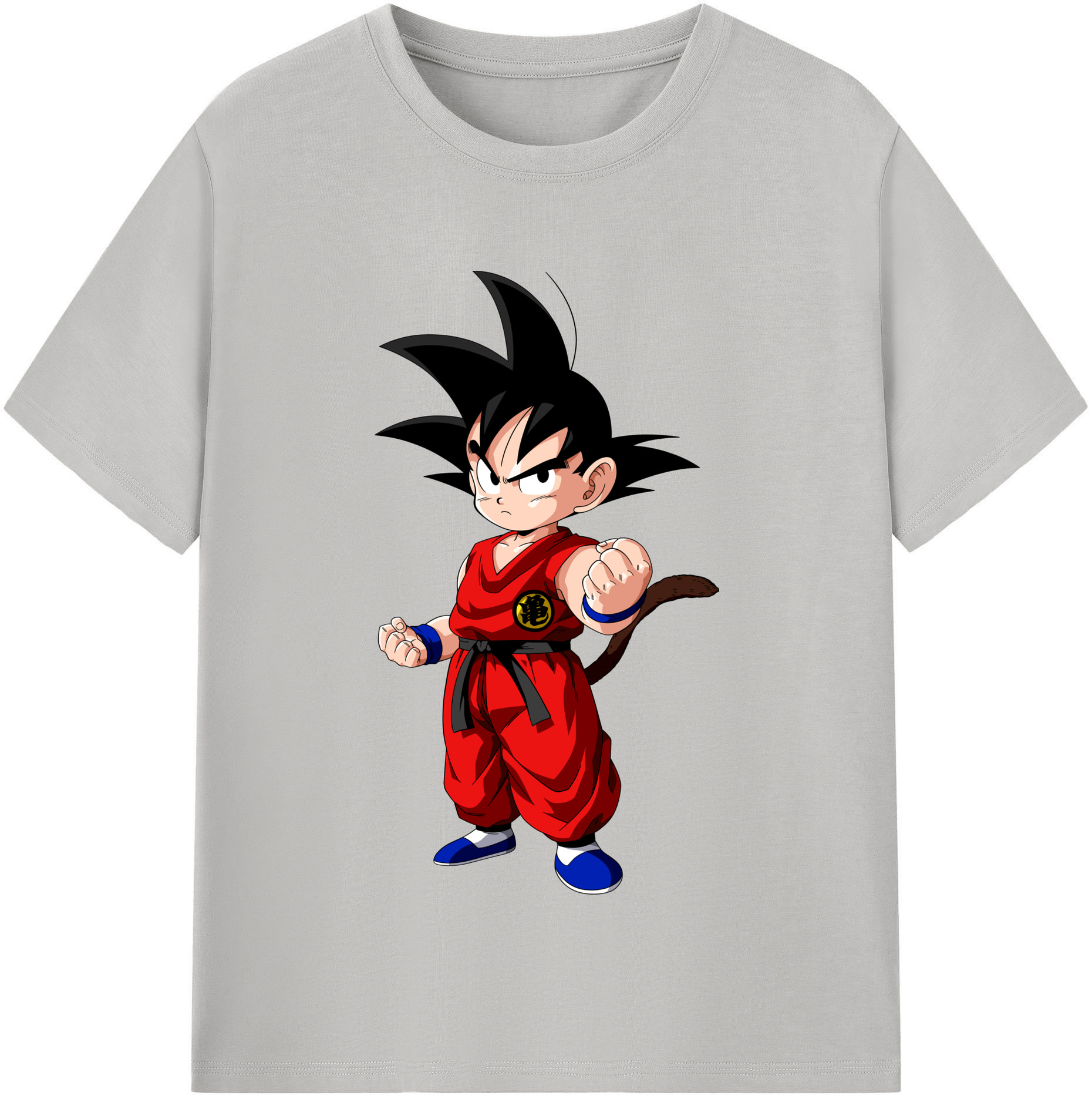 （画像用） ドラゴンボール 孫悟空（そん ごくう）Son Goku カカロット DRAGON BALL Kakarotto レディースカジュアルプリントTシャツ（綿100％）