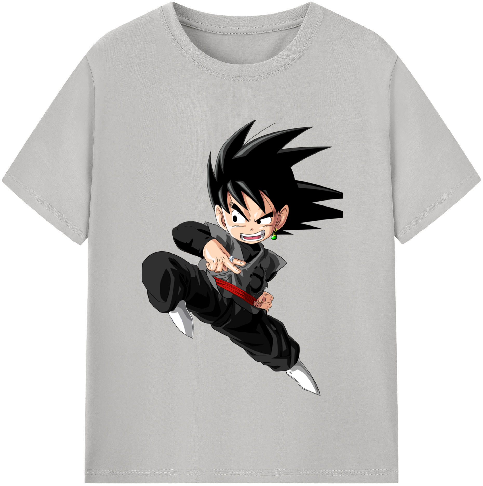 （画像用） ドラゴンボール 孫悟空（そん ごくう）Son Goku カカロット DRAGON BALL Kakarotto レディースカジュアルプリントTシャツ（綿100％）