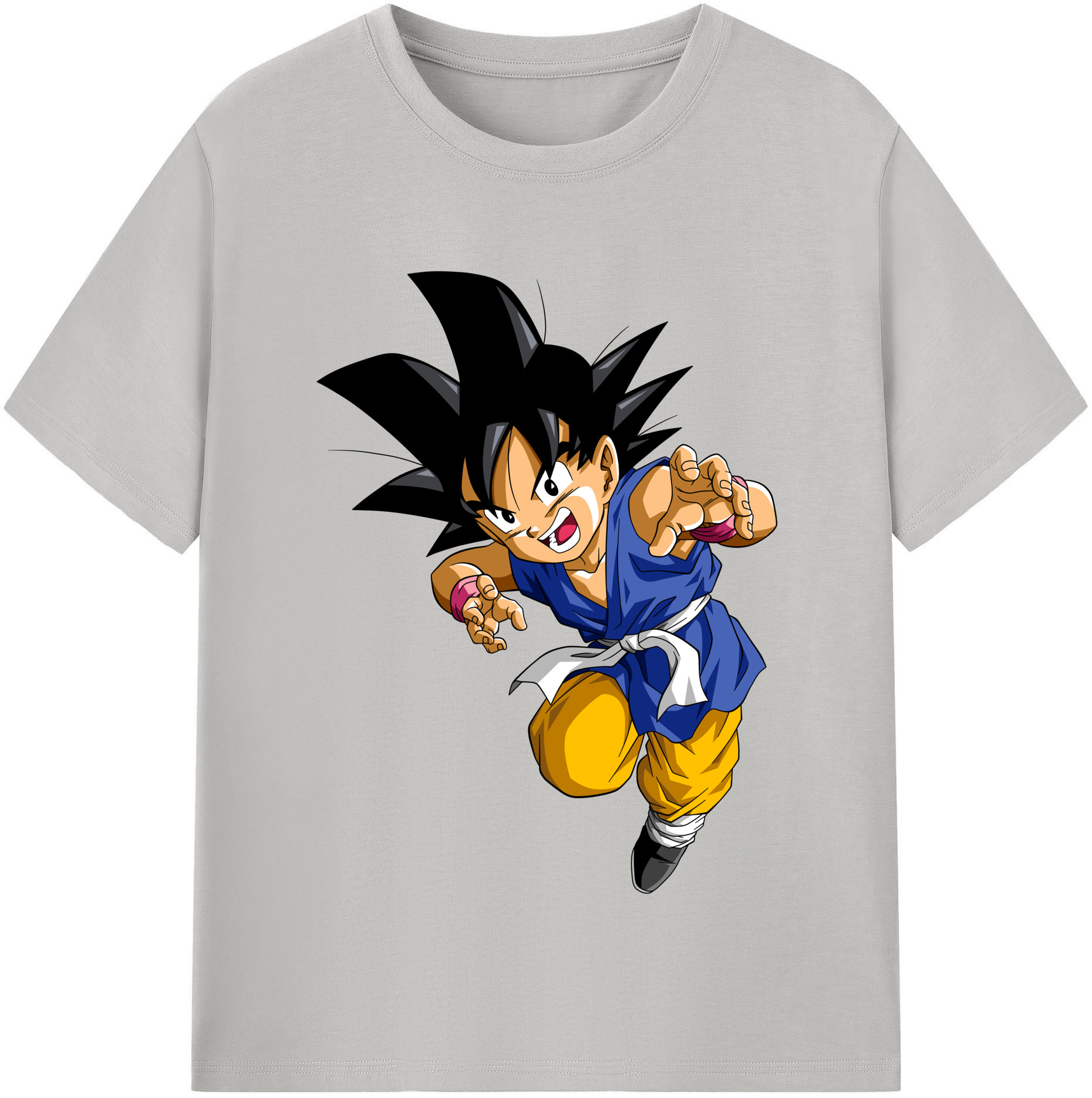（画像用） ドラゴンボール 孫悟空（そん ごくう）Son Goku カカロット DRAGON BALL Kakarotto レディースカジュアルプリントTシャツ（綿100％）