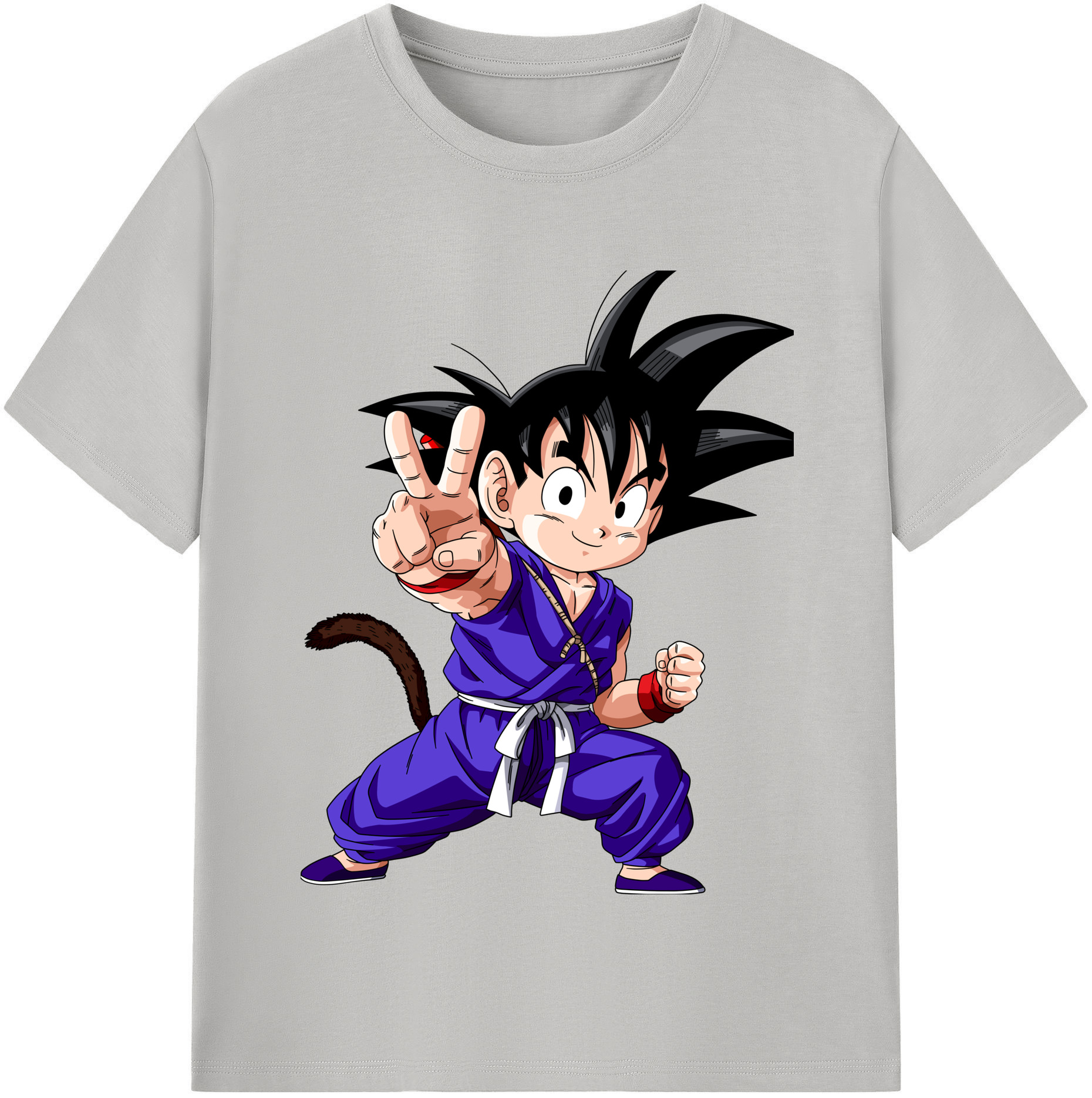 （画像用） ドラゴンボール 孫悟空（そん ごくう）Son Goku カカロット DRAGON BALL Kakarotto レディースカジュアルプリントTシャツ（綿100％）