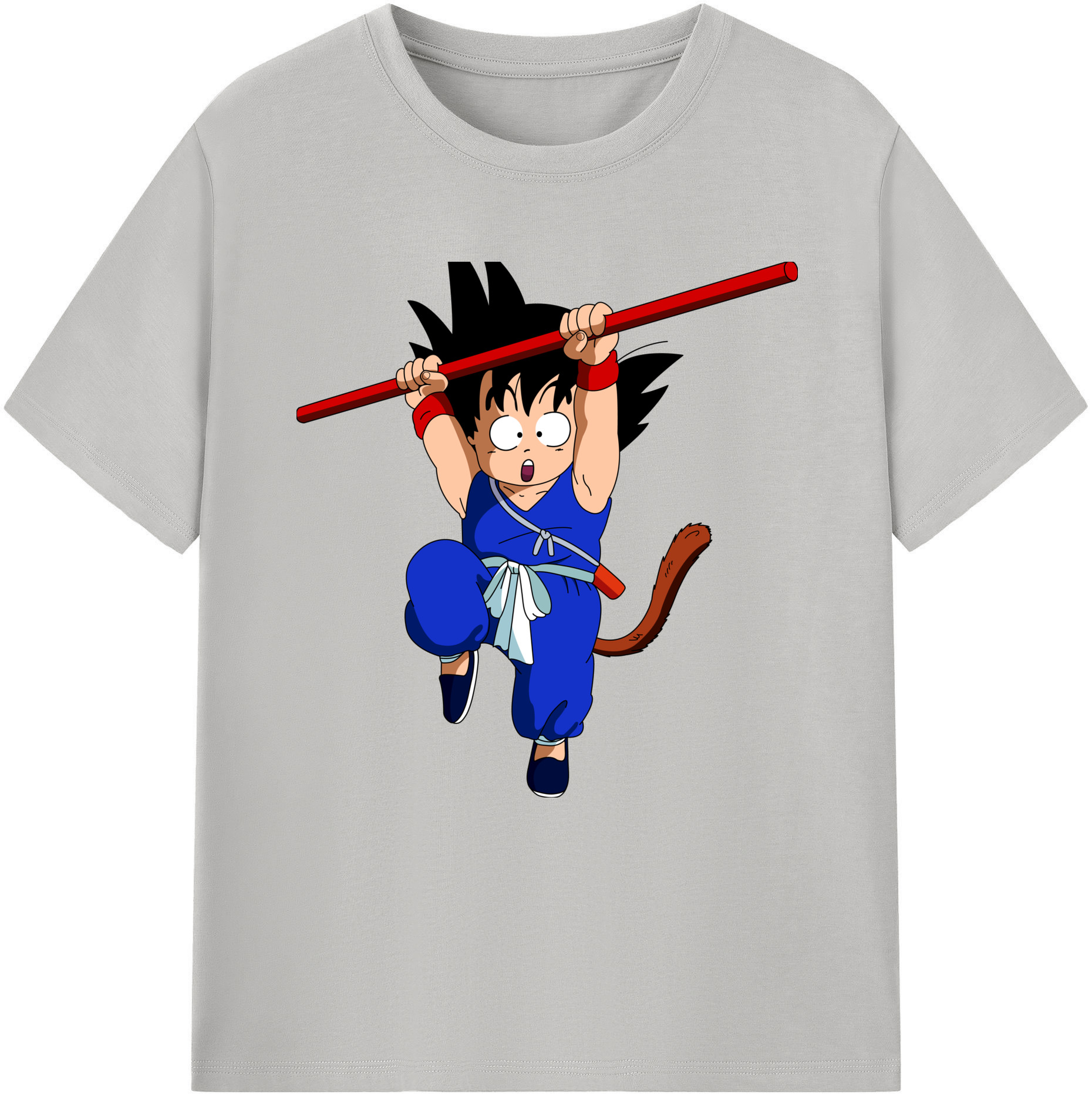 （画像用） ドラゴンボール 孫悟空（そん ごくう）Son Goku カカロット DRAGON BALL Kakarotto レディースカジュアルプリントTシャツ（綿100％）