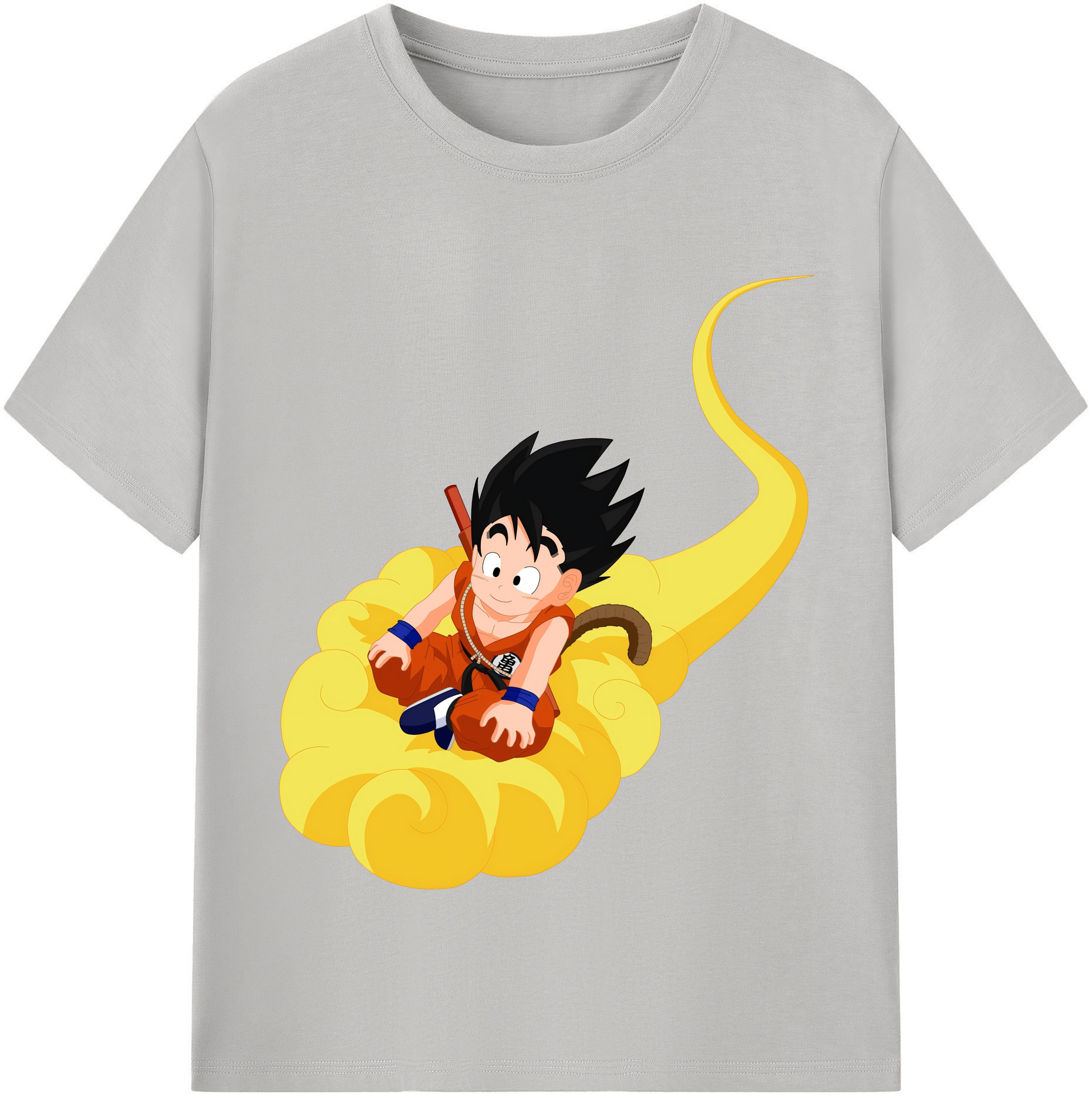 （画像用） ドラゴンボール 孫悟空（そん ごくう）Son Goku カカロット DRAGON BALL Kakarotto レディースカジュアルプリントTシャツ（綿100％）