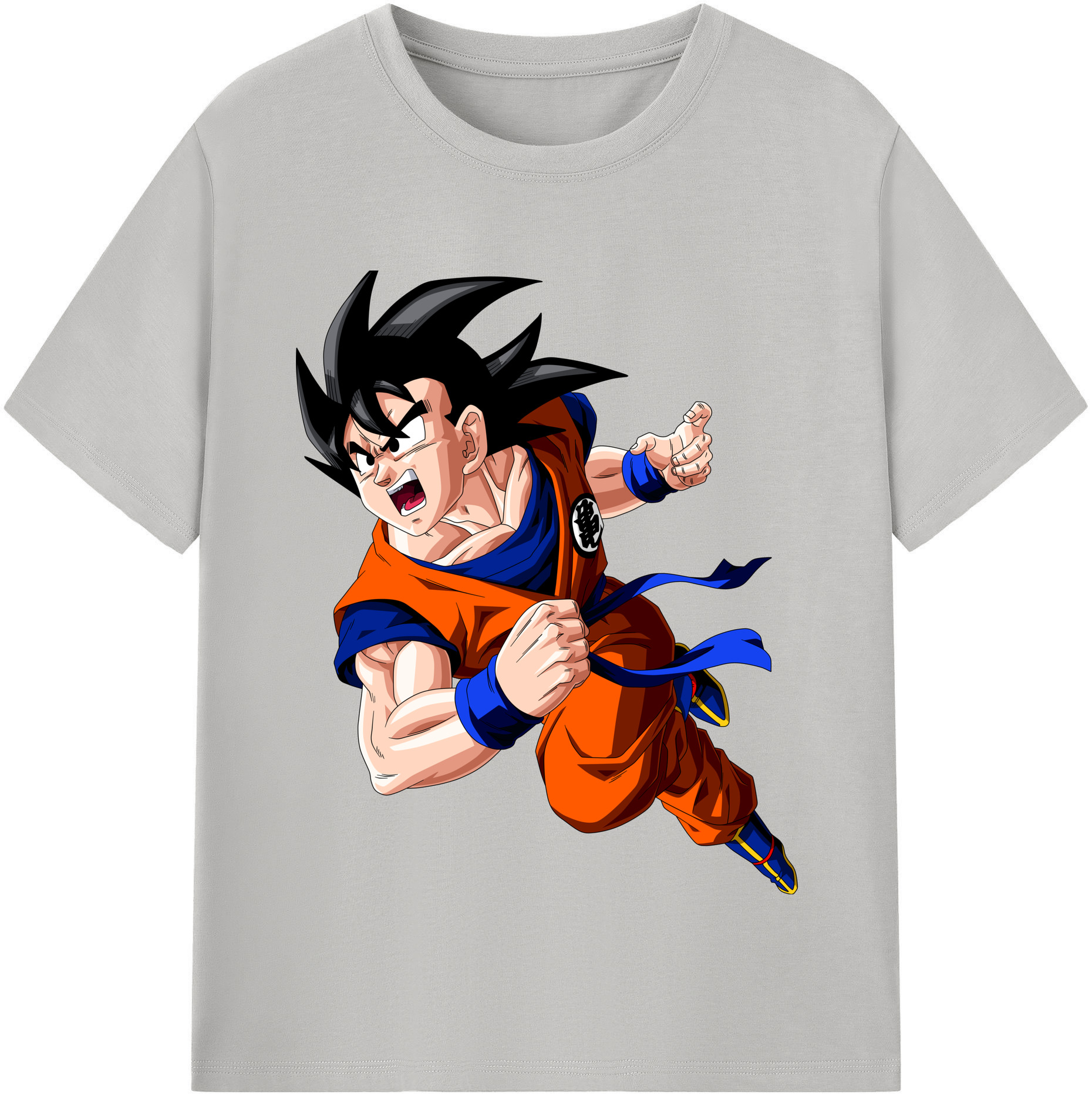 （画像用） ドラゴンボール 孫悟空（そん ごくう）Son Goku カカロット DRAGON BALL Kakarotto レディースカジュアルプリントTシャツ（綿100％）