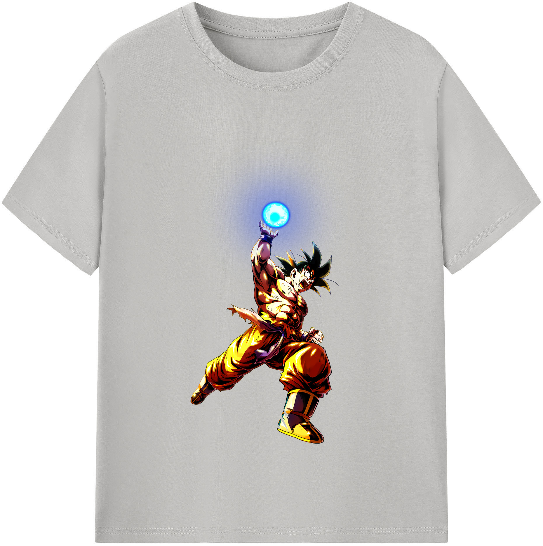 （画像用） ドラゴンボール 孫悟空（そん ごくう）Son Goku カカロット DRAGON BALL Kakarotto レディースカジュアルプリントTシャツ（綿100％）