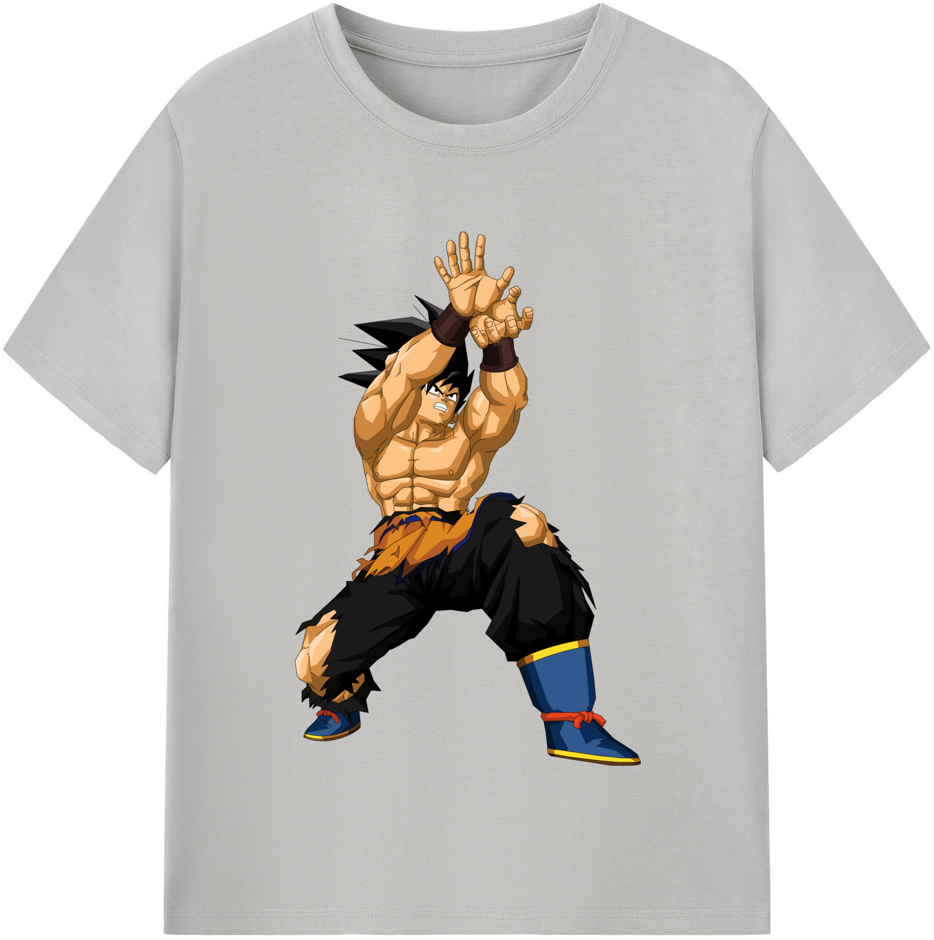 （画像用） ドラゴンボール 孫悟空（そん ごくう）Son Goku カカロット DRAGON BALL Kakarotto レディースカジュアルプリントTシャツ（綿100％）