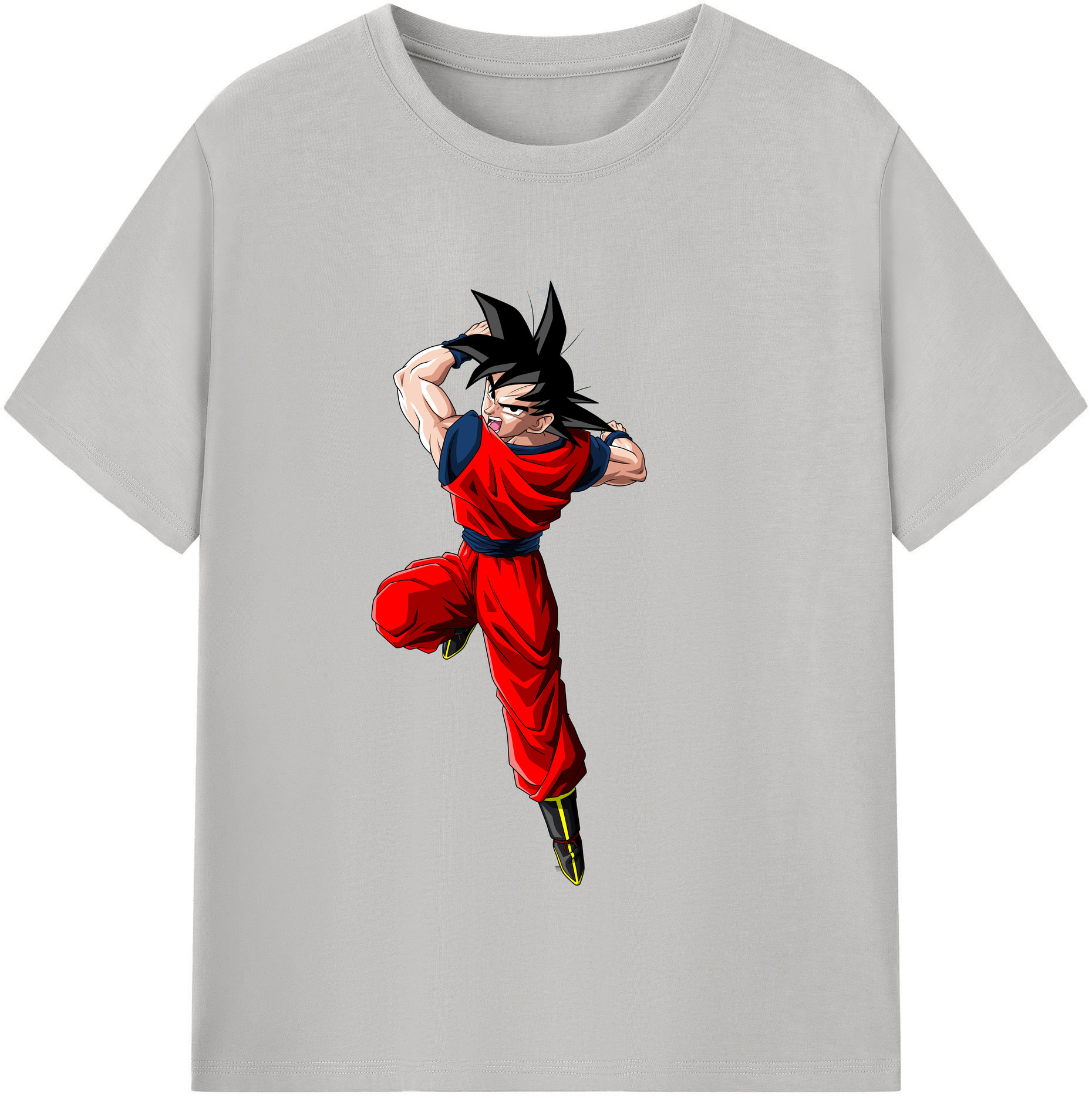 （画像用） ドラゴンボール 孫悟空（そん ごくう）Son Goku カカロット DRAGON BALL Kakarotto レディースカジュアルプリントTシャツ（綿100％）