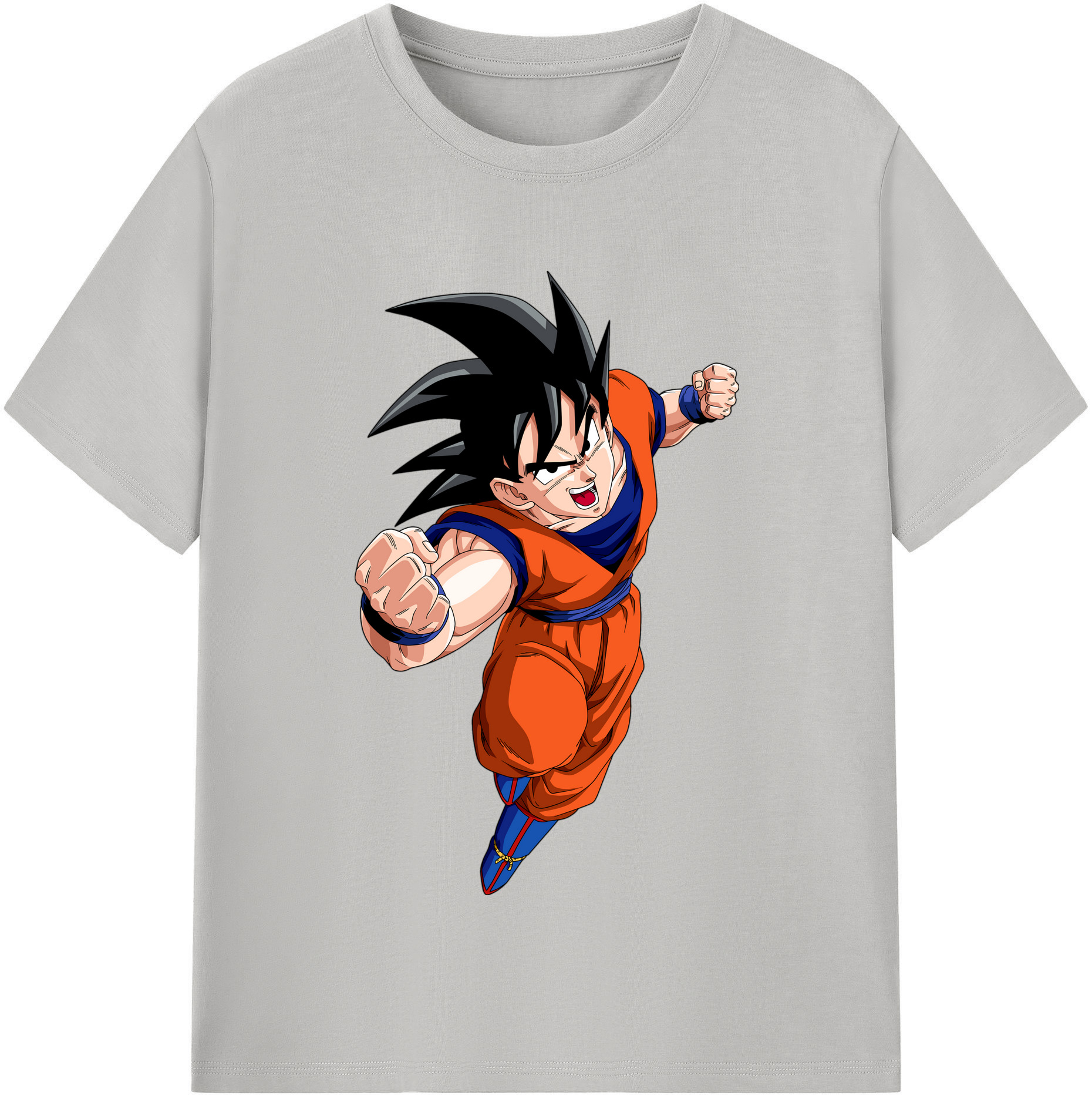 （画像用） ドラゴンボール 孫悟空（そん ごくう）Son Goku カカロット DRAGON BALL Kakarotto レディースカジュアルプリントTシャツ（綿100％）