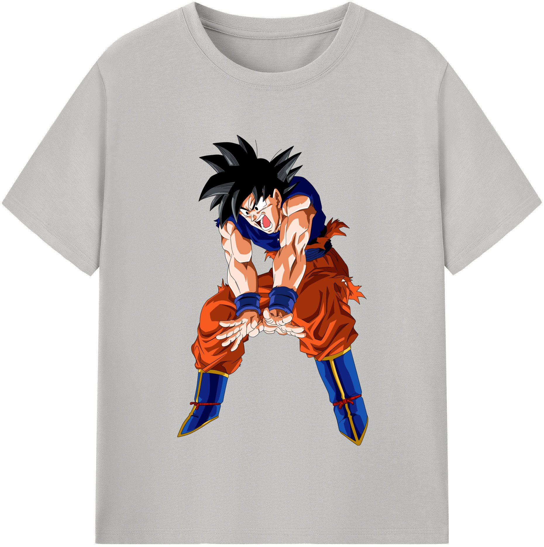 （画像用） ドラゴンボール 孫悟空（そん ごくう）Son Goku カカロット DRAGON BALL Kakarotto レディースカジュアルプリントTシャツ（綿100％）