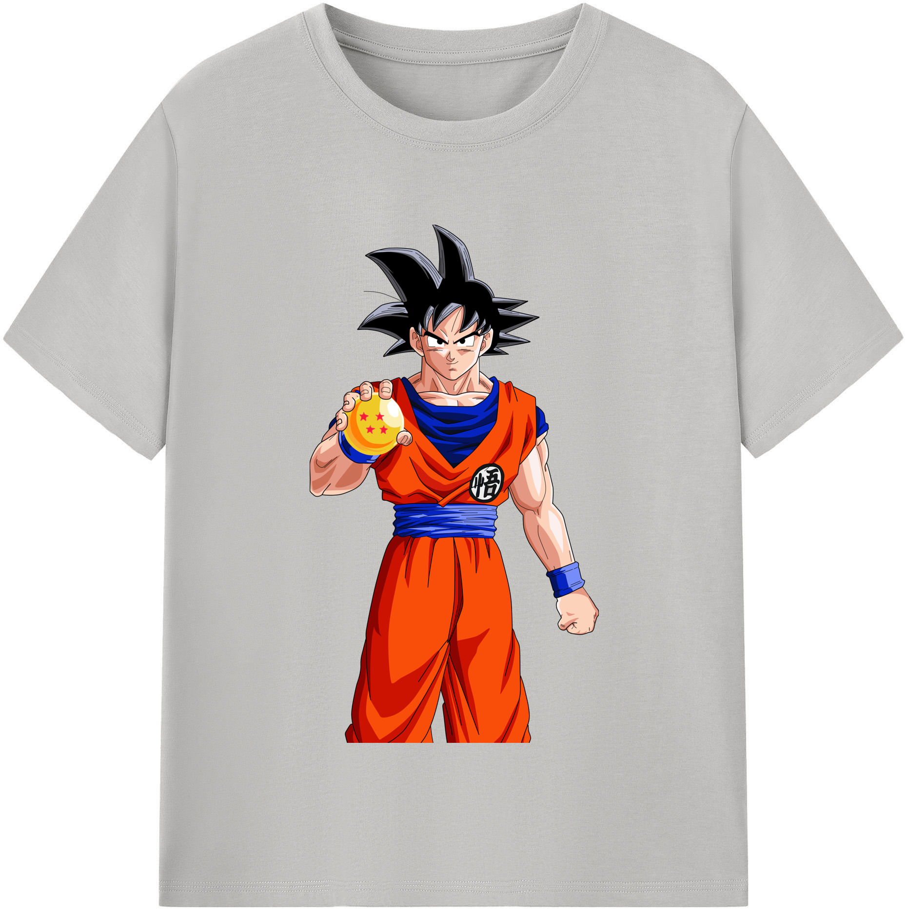 （画像用） ドラゴンボール 孫悟空（そん ごくう）Son Goku カカロット DRAGON BALL Kakarotto レディースカジュアルプリントTシャツ（綿100％）
