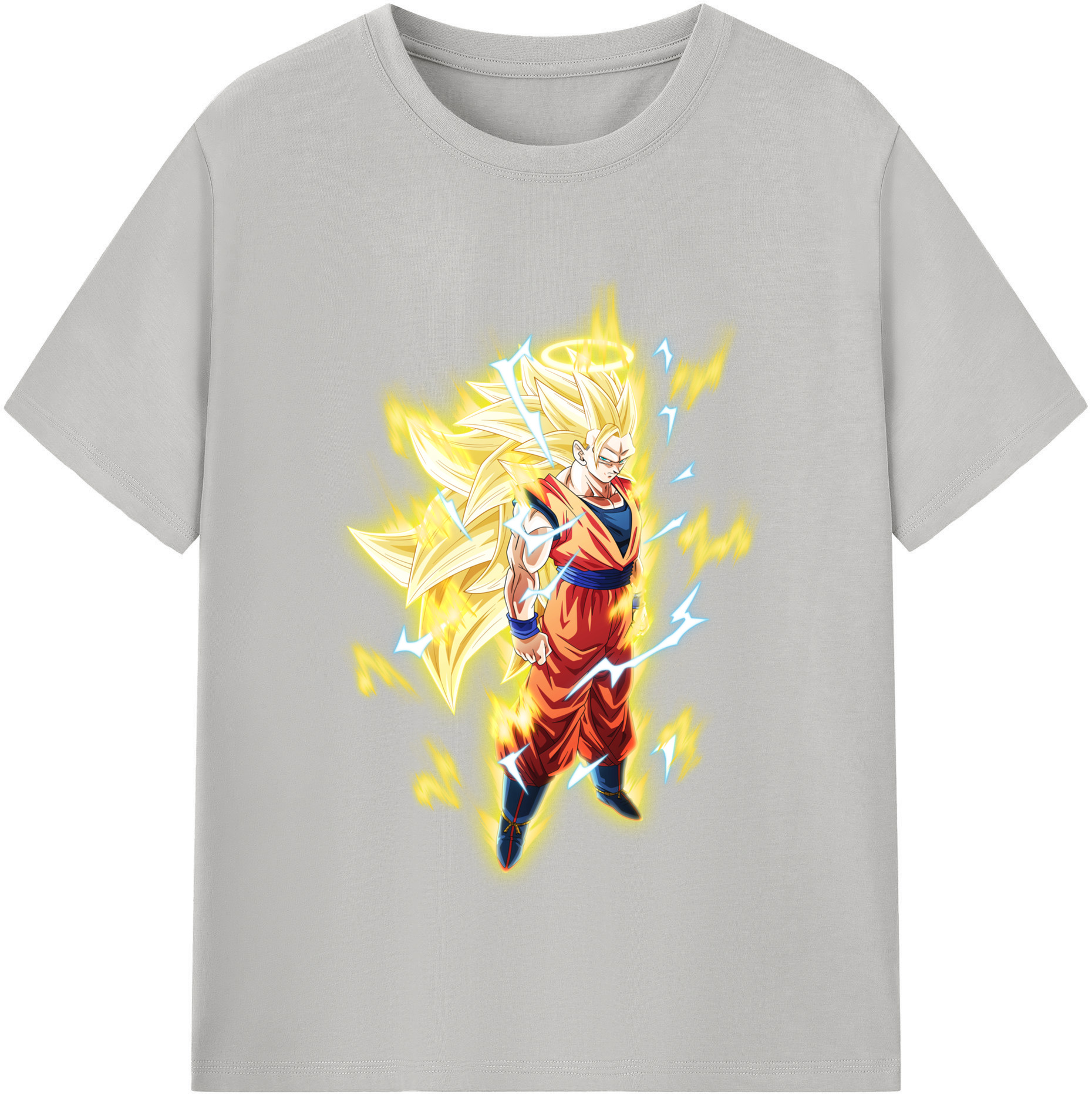 （画像用） ドラゴンボール 孫悟空（そん ごくう）Son Goku カカロット DRAGON BALL Kakarotto レディースカジュアルプリントTシャツ（綿100％）