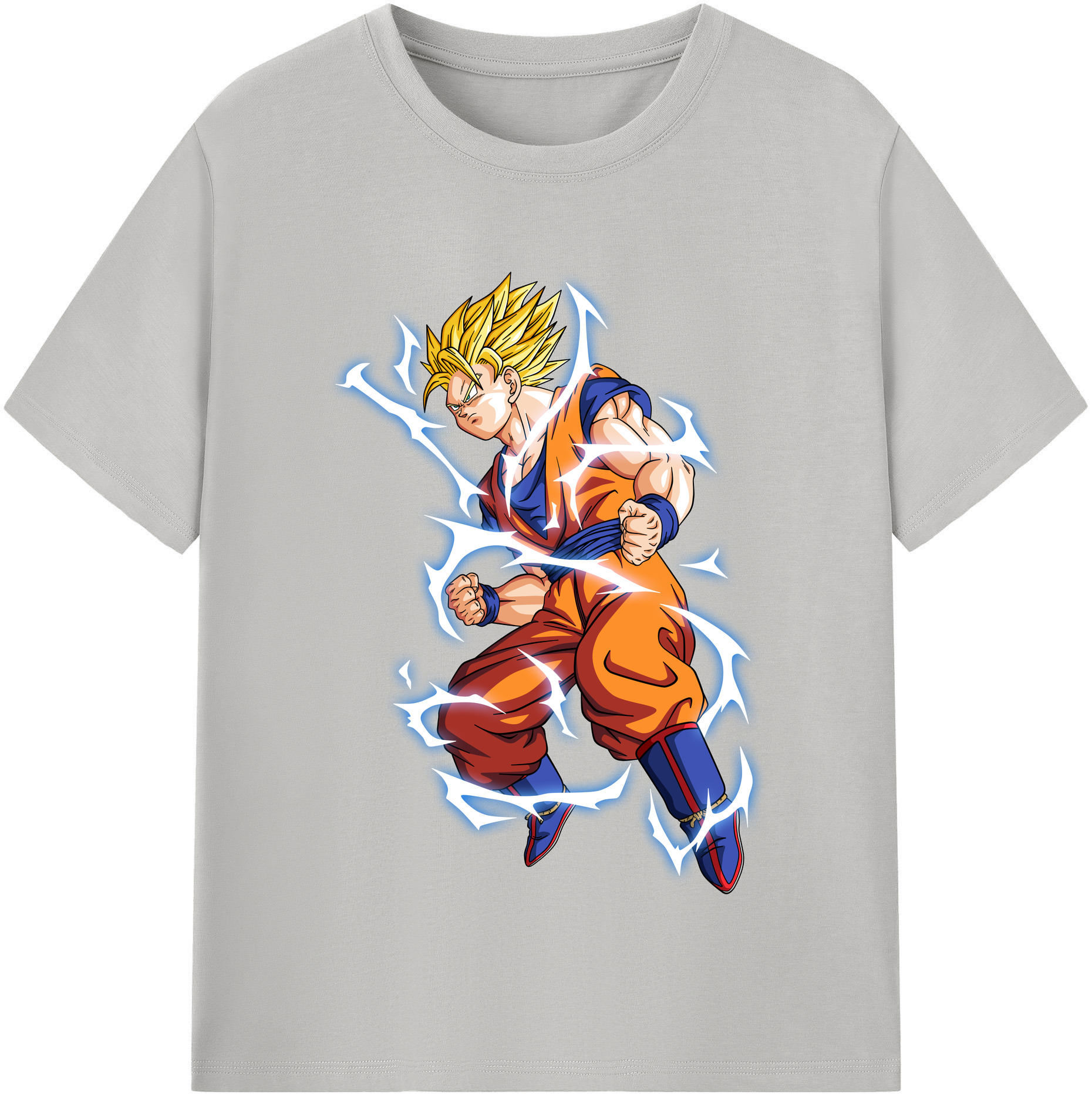 （画像用） ドラゴンボール 孫悟空（そん ごくう）Son Goku カカロット DRAGON BALL Kakarotto レディースカジュアルプリントTシャツ（綿100％）