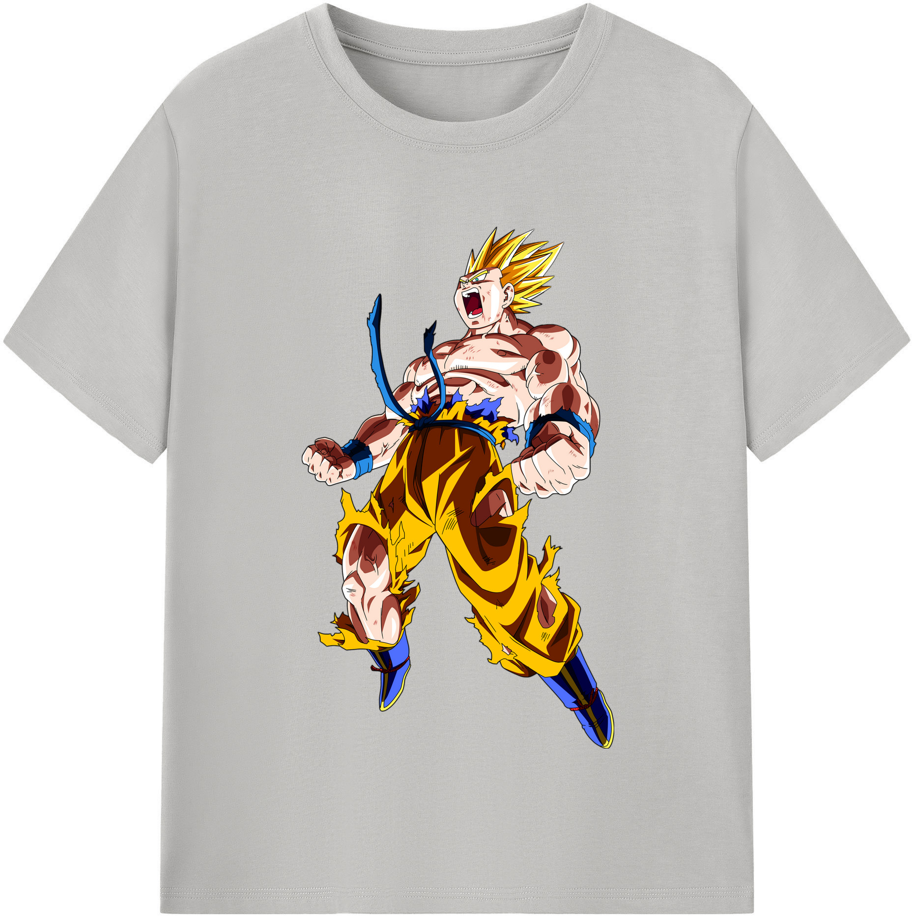 （画像用） ドラゴンボール 孫悟空（そん ごくう）Son Goku カカロット DRAGON BALL Kakarotto レディースカジュアルプリントTシャツ（綿100％）