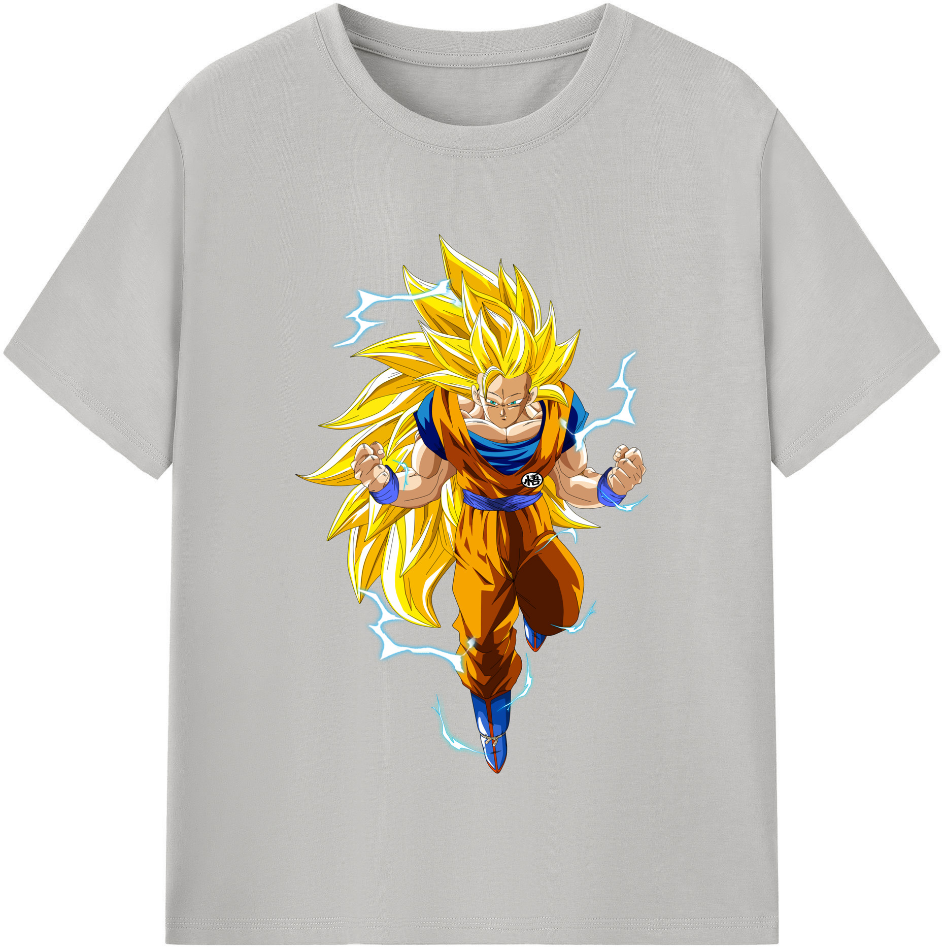 （画像用） ドラゴンボール 孫悟空（そん ごくう）Son Goku カカロット DRAGON BALL Kakarotto レディースカジュアルプリントTシャツ（綿100％）