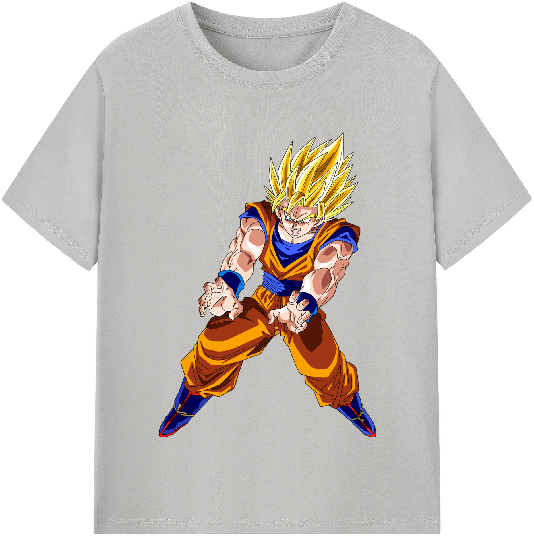 （画像用） ドラゴンボール 孫悟空（そん ごくう）Son Goku カカロット DRAGON BALL Kakarotto レディースカジュアルプリントTシャツ（綿100％）