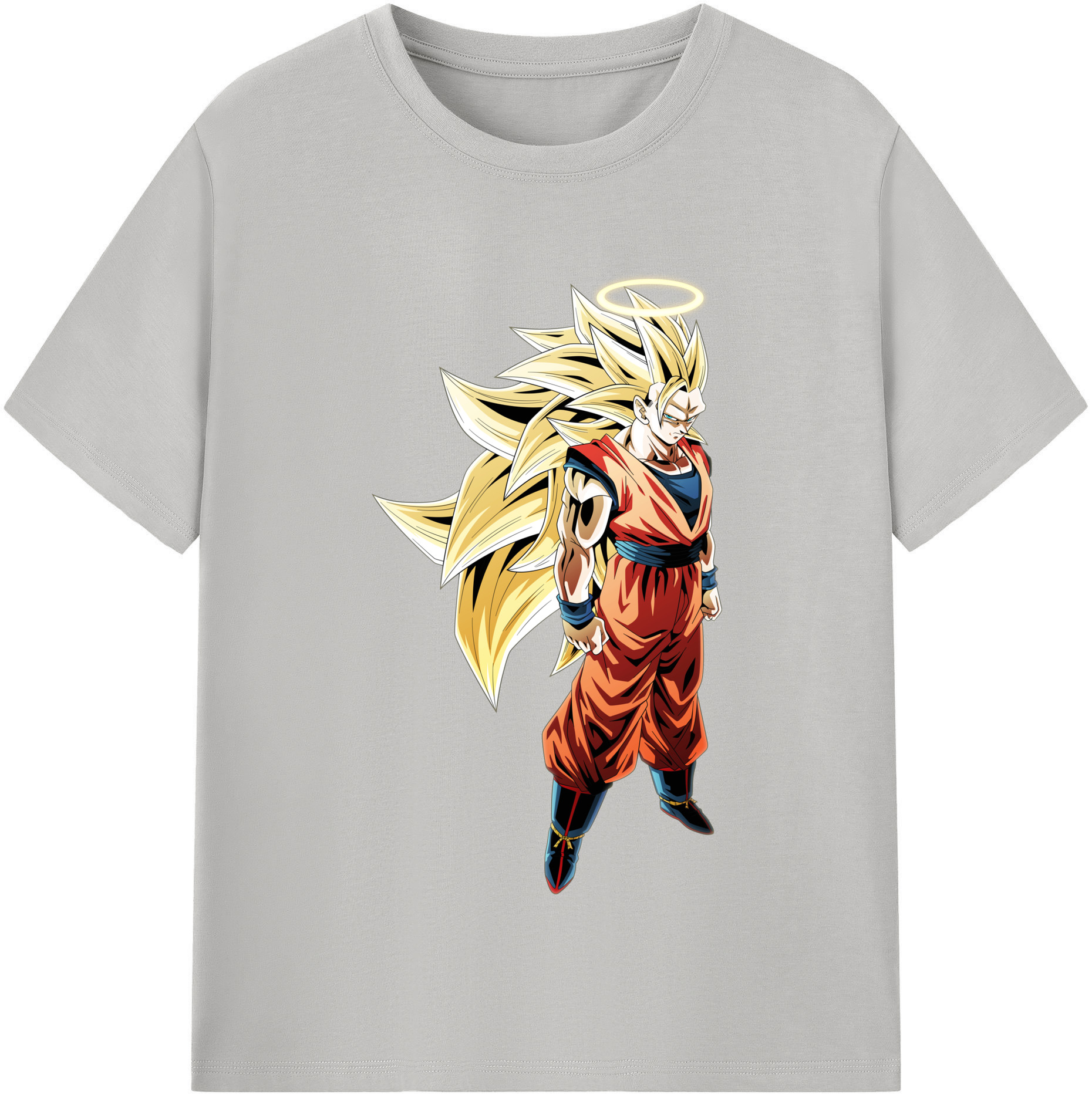 （画像用） ドラゴンボール 孫悟空（そん ごくう）Son Goku カカロット DRAGON BALL Kakarotto レディースカジュアルプリントTシャツ（綿100％）