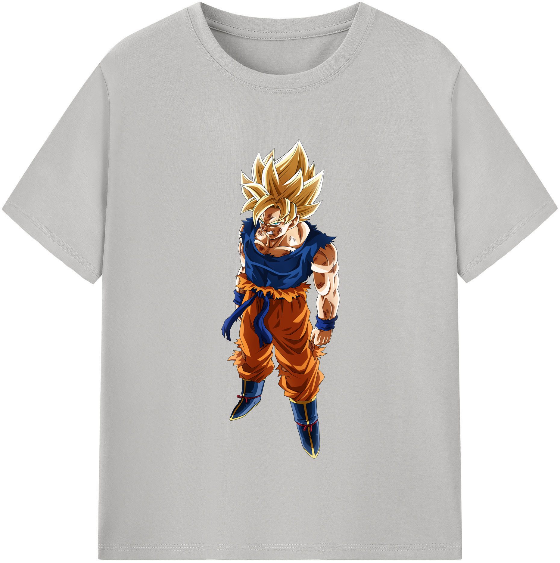 （画像用） ドラゴンボール 孫悟空（そん ごくう）Son Goku カカロット DRAGON BALL Kakarotto レディースカジュアルプリントTシャツ（綿100％）