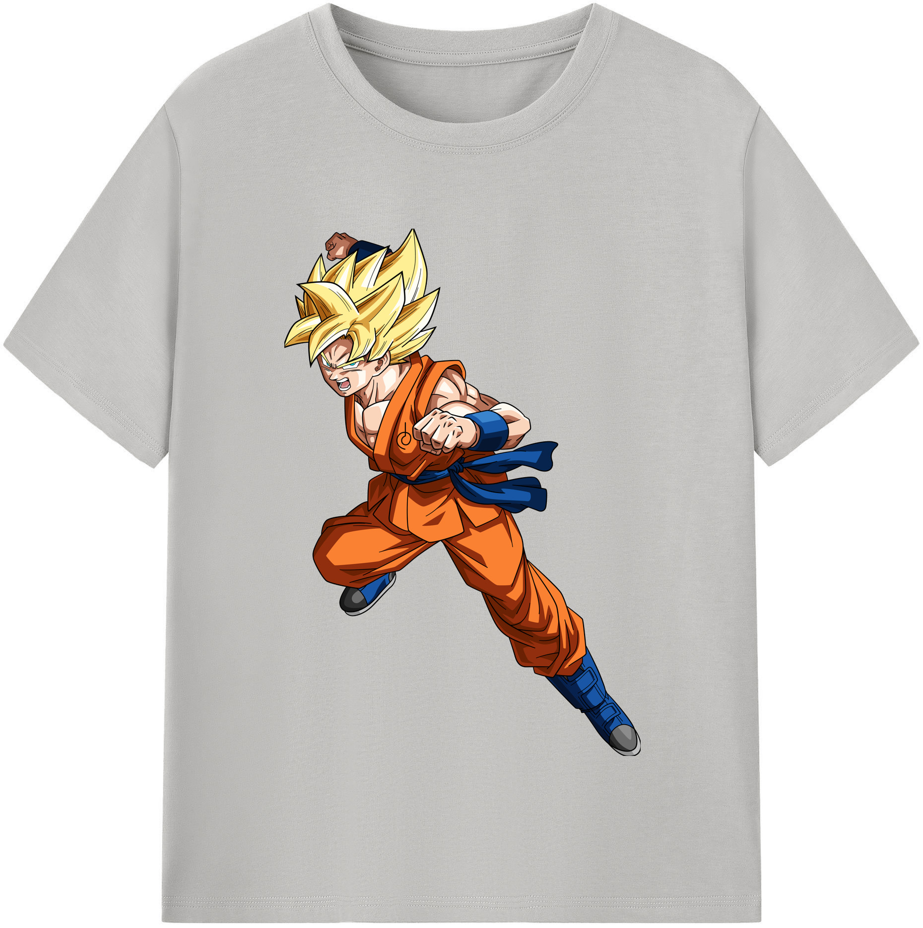 （画像用） ドラゴンボール 孫悟空（そん ごくう）Son Goku カカロット DRAGON BALL Kakarotto レディースカジュアルプリントTシャツ（綿100％）