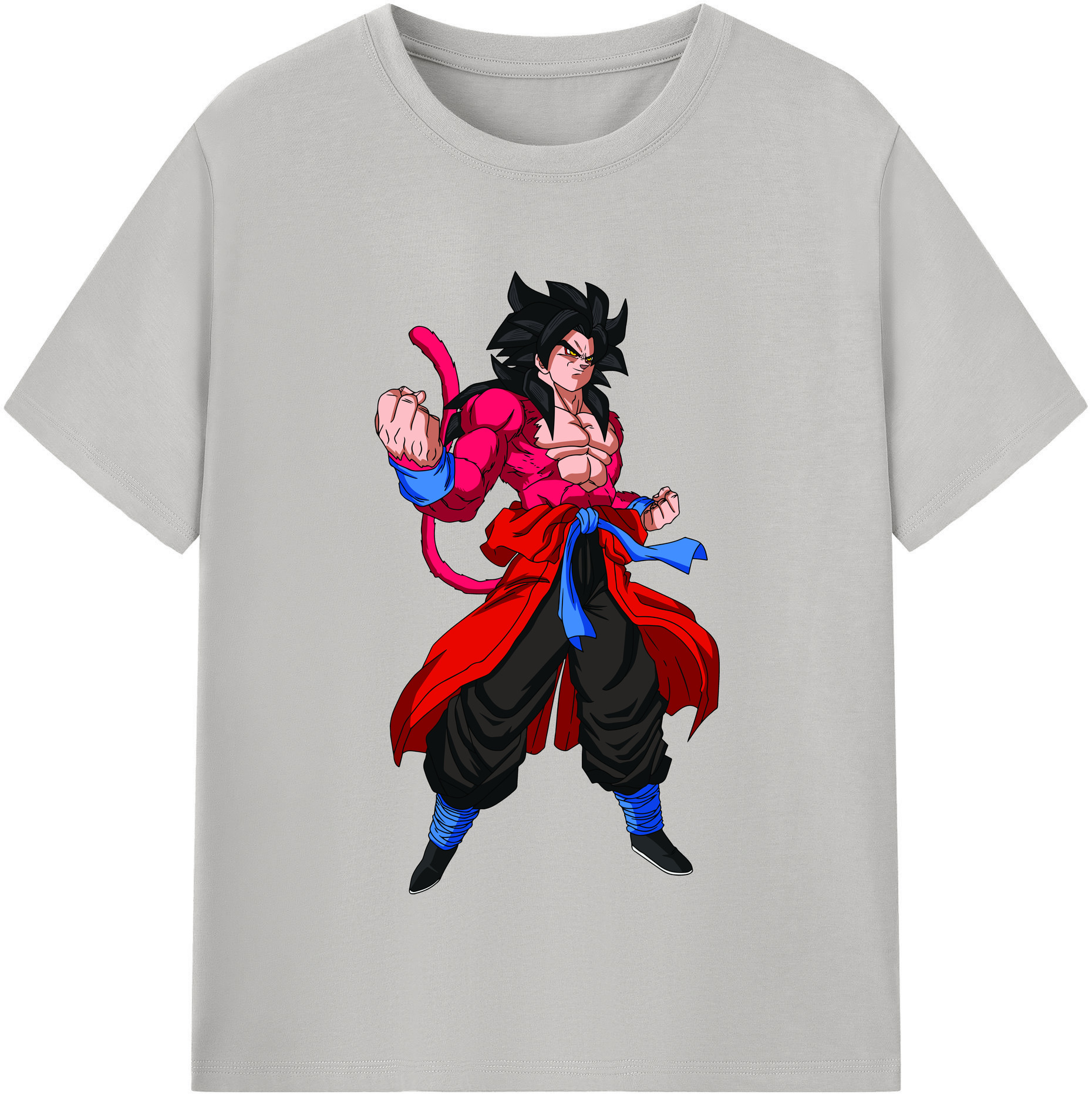 （画像用） ドラゴンボール 孫悟空（そん ごくう）Son Goku カカロット DRAGON BALL Kakarotto レディースカジュアルプリントTシャツ（綿100％）