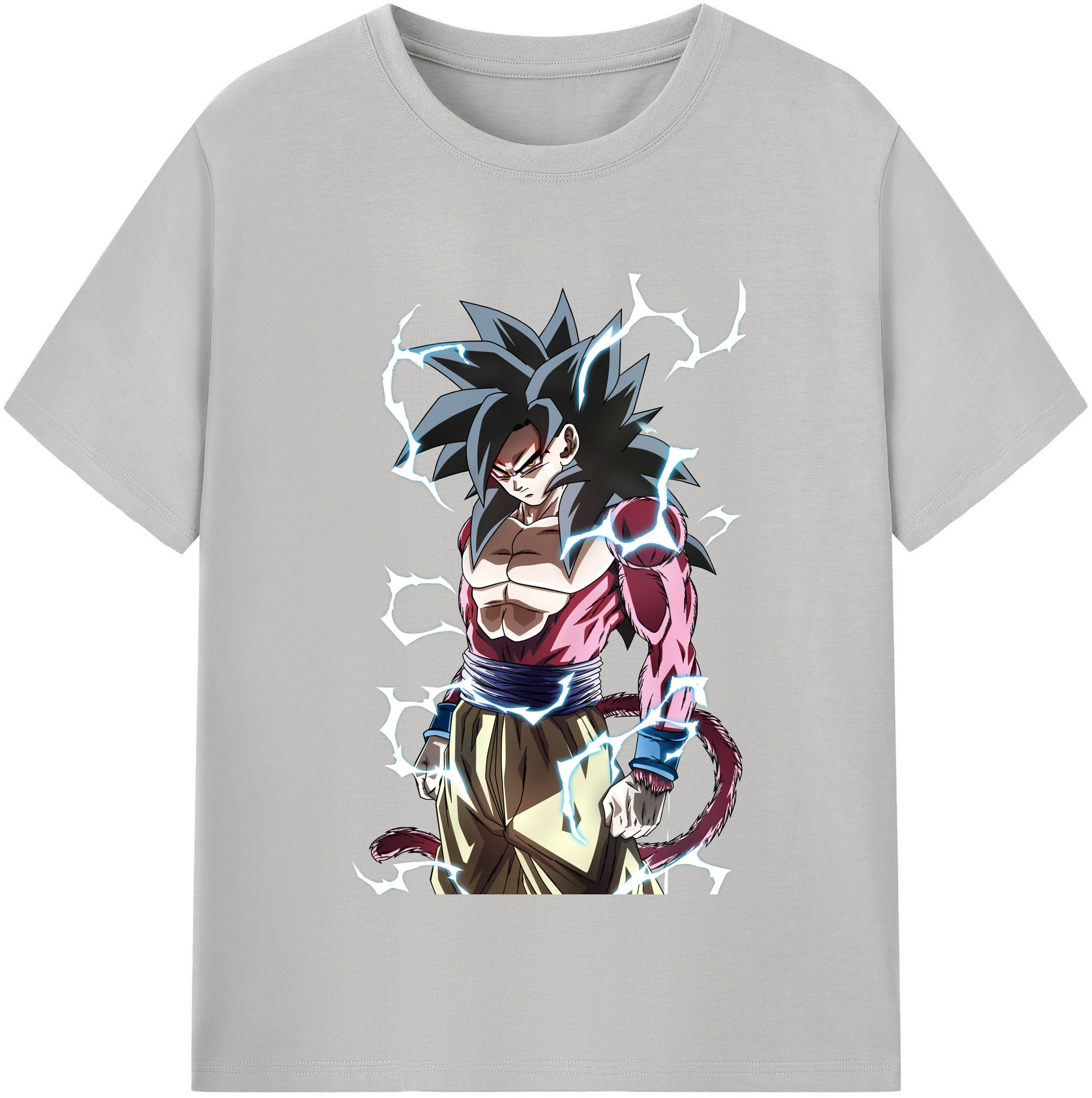 （画像用） ドラゴンボール 孫悟空（そん ごくう）Son Goku カカロット DRAGON BALL Kakarotto レディースカジュアルプリントTシャツ（綿100％）