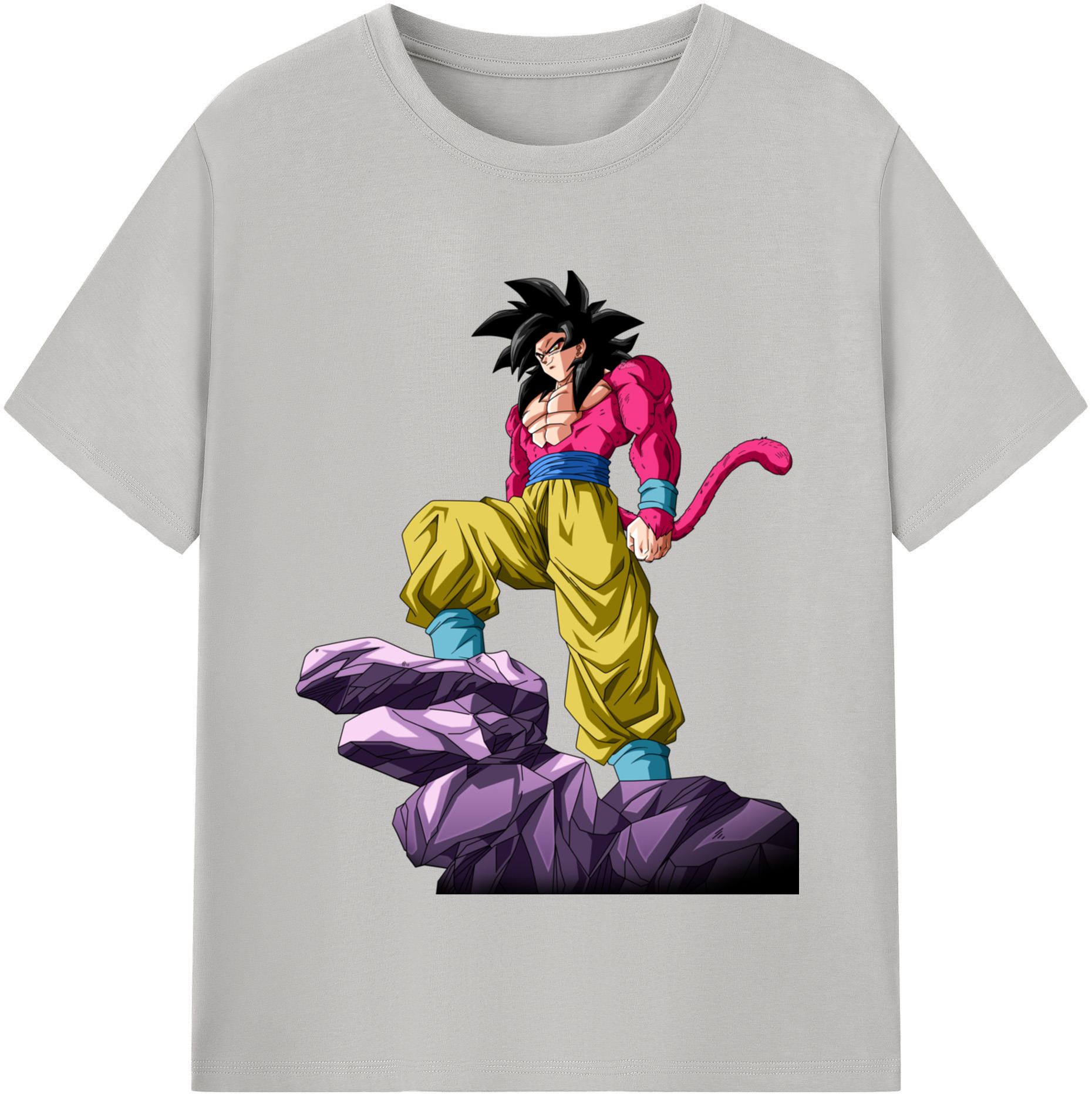 （画像用） ドラゴンボール 孫悟空（そん ごくう）Son Goku カカロット DRAGON BALL Kakarotto レディースカジュアルプリントTシャツ（綿100％）