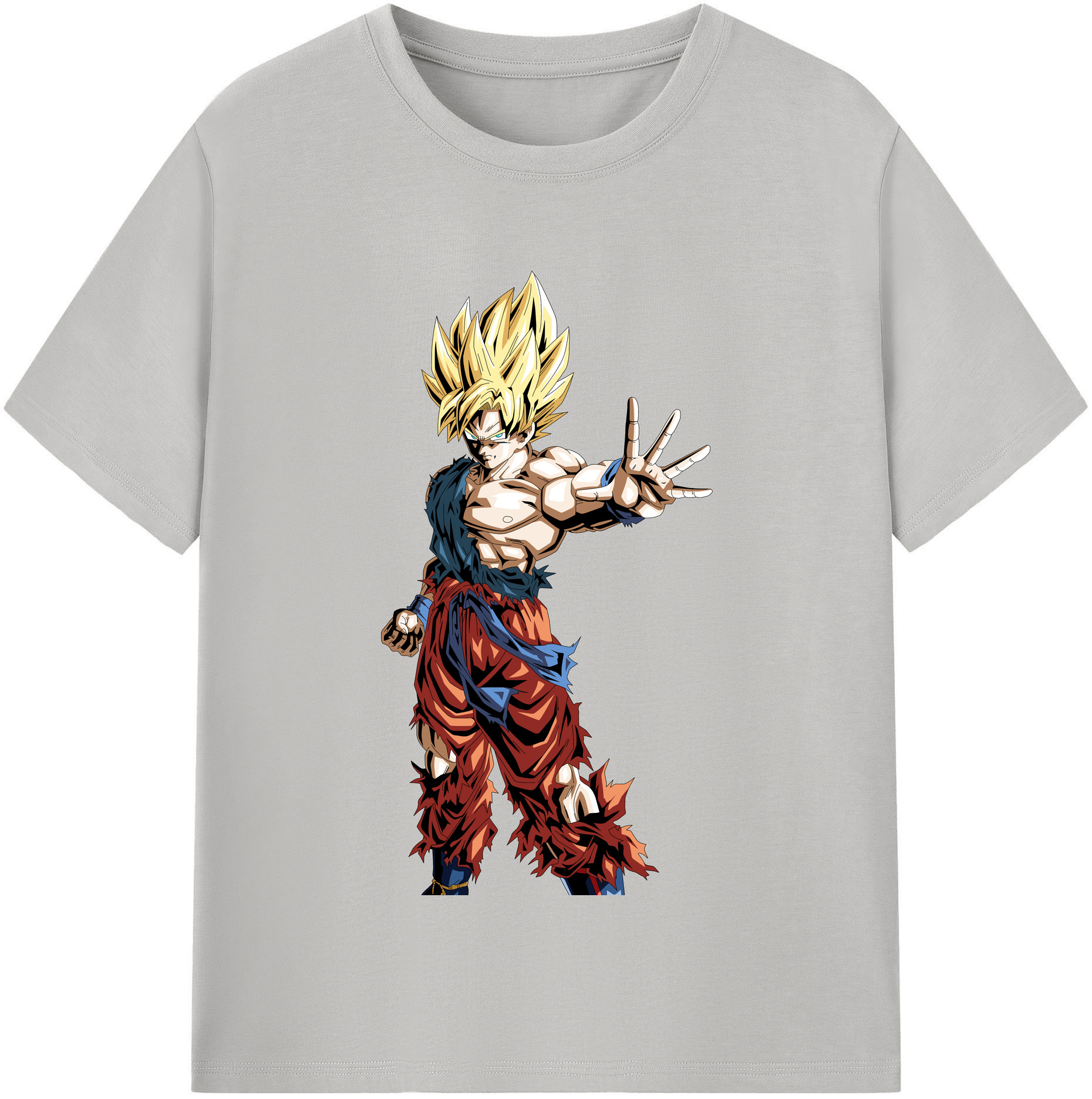 （画像用） ドラゴンボール 孫悟空（そん ごくう）Son Goku カカロット DRAGON BALL Kakarotto レディースカジュアルプリントTシャツ（綿100％）