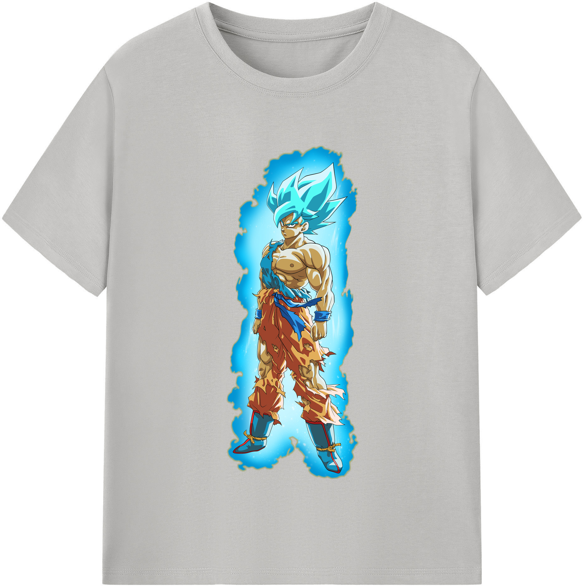 （画像用） ドラゴンボール 孫悟空（そん ごくう）Son Goku カカロット DRAGON BALL Kakarotto レディースカジュアルプリントTシャツ（綿100％）