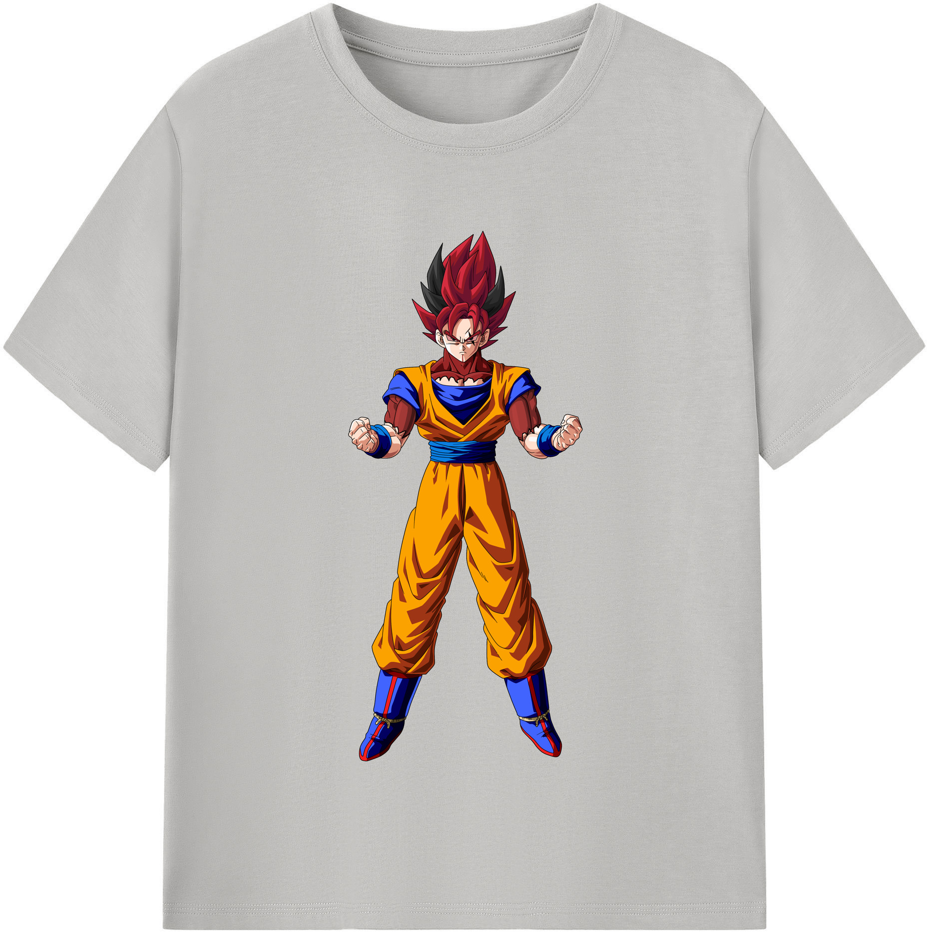 （画像用） ドラゴンボール 孫悟空（そん ごくう）Son Goku カカロット DRAGON BALL Kakarotto レディースカジュアルプリントTシャツ（綿100％）