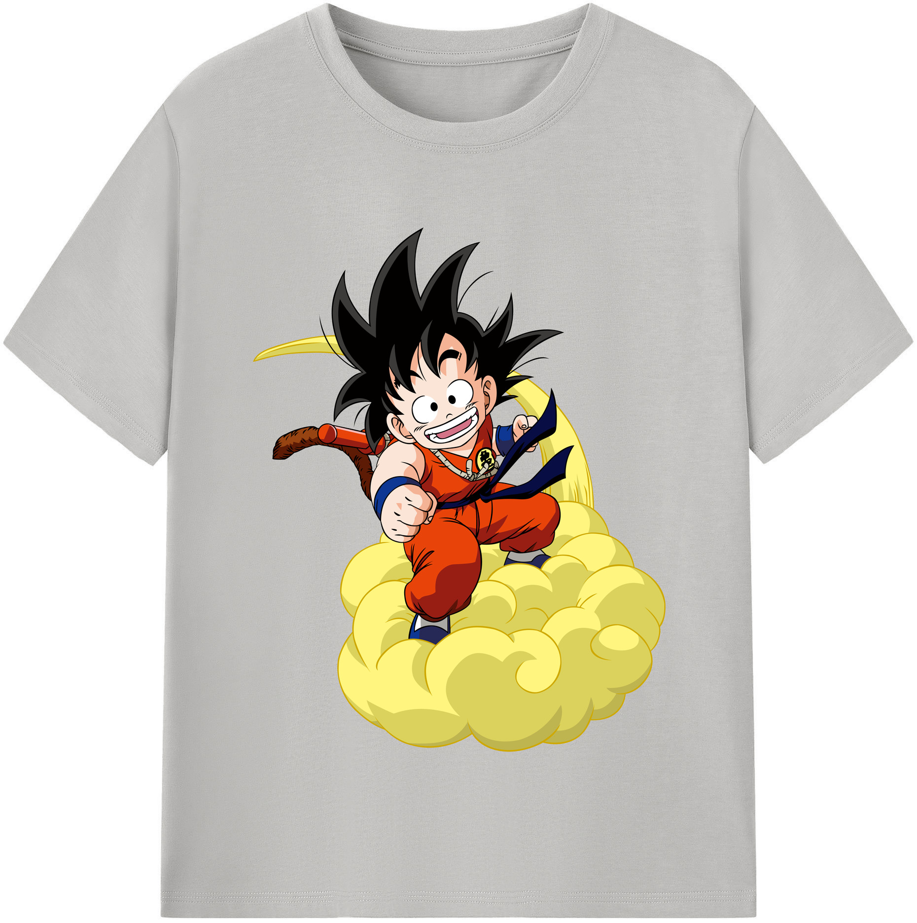 （画像用） ドラゴンボール 孫悟空（そん ごくう）Son Goku カカロット DRAGON BALL Kakarotto レディースカジュアルプリントTシャツ（綿100％）