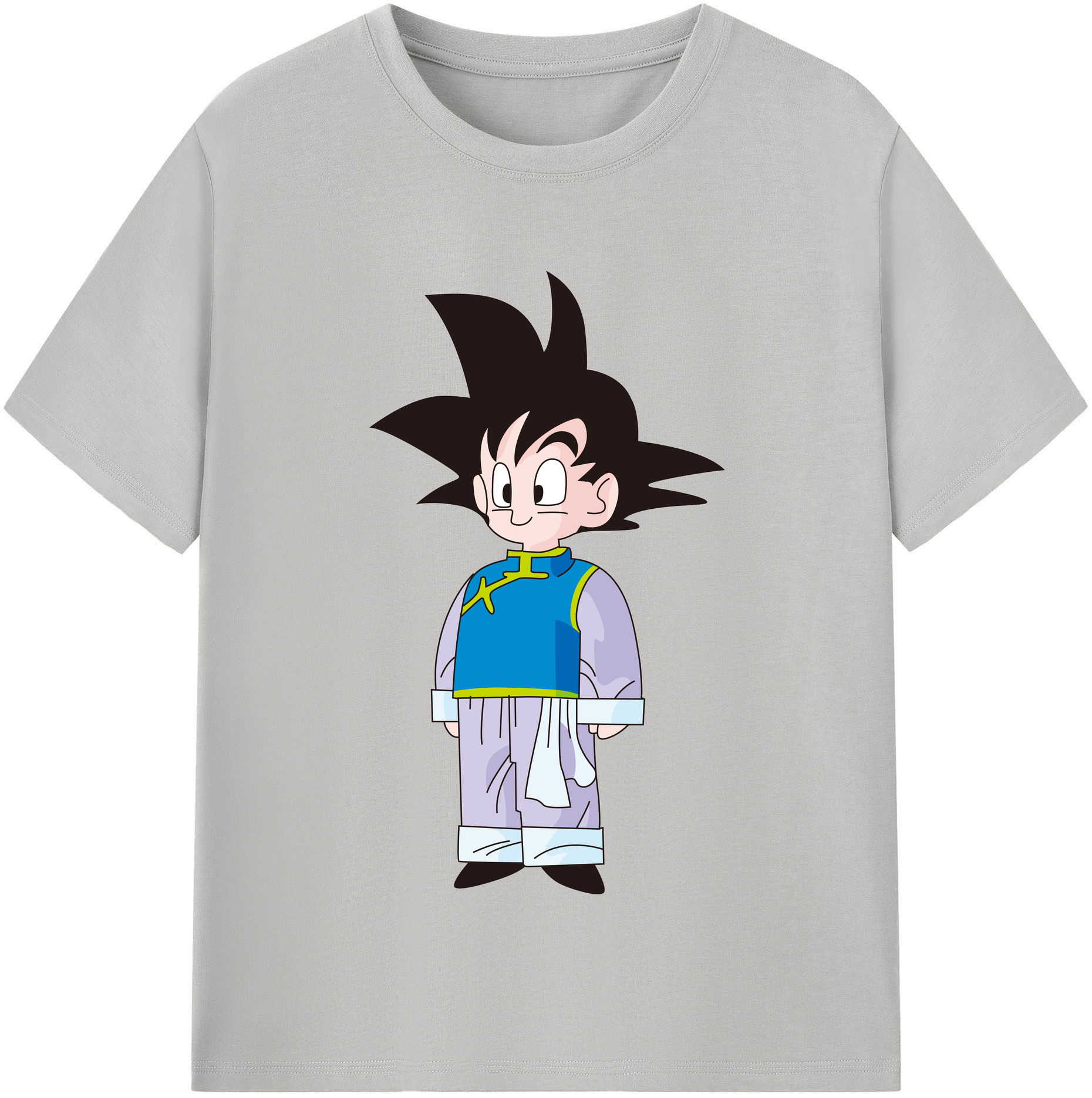 （画像用） ドラゴンボール 孫悟空（そん ごくう）Son Goku カカロット DRAGON BALL Kakarotto レディースカジュアルプリントTシャツ（綿100％）