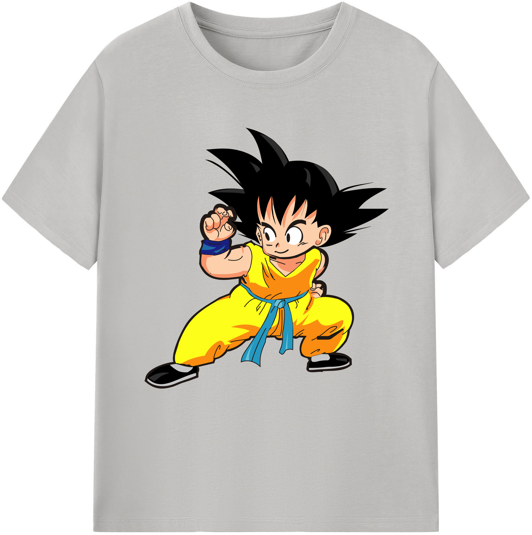 （画像用） ドラゴンボール 孫悟空（そん ごくう）Son Goku カカロット DRAGON BALL Kakarotto レディースカジュアルプリントTシャツ（綿100％）