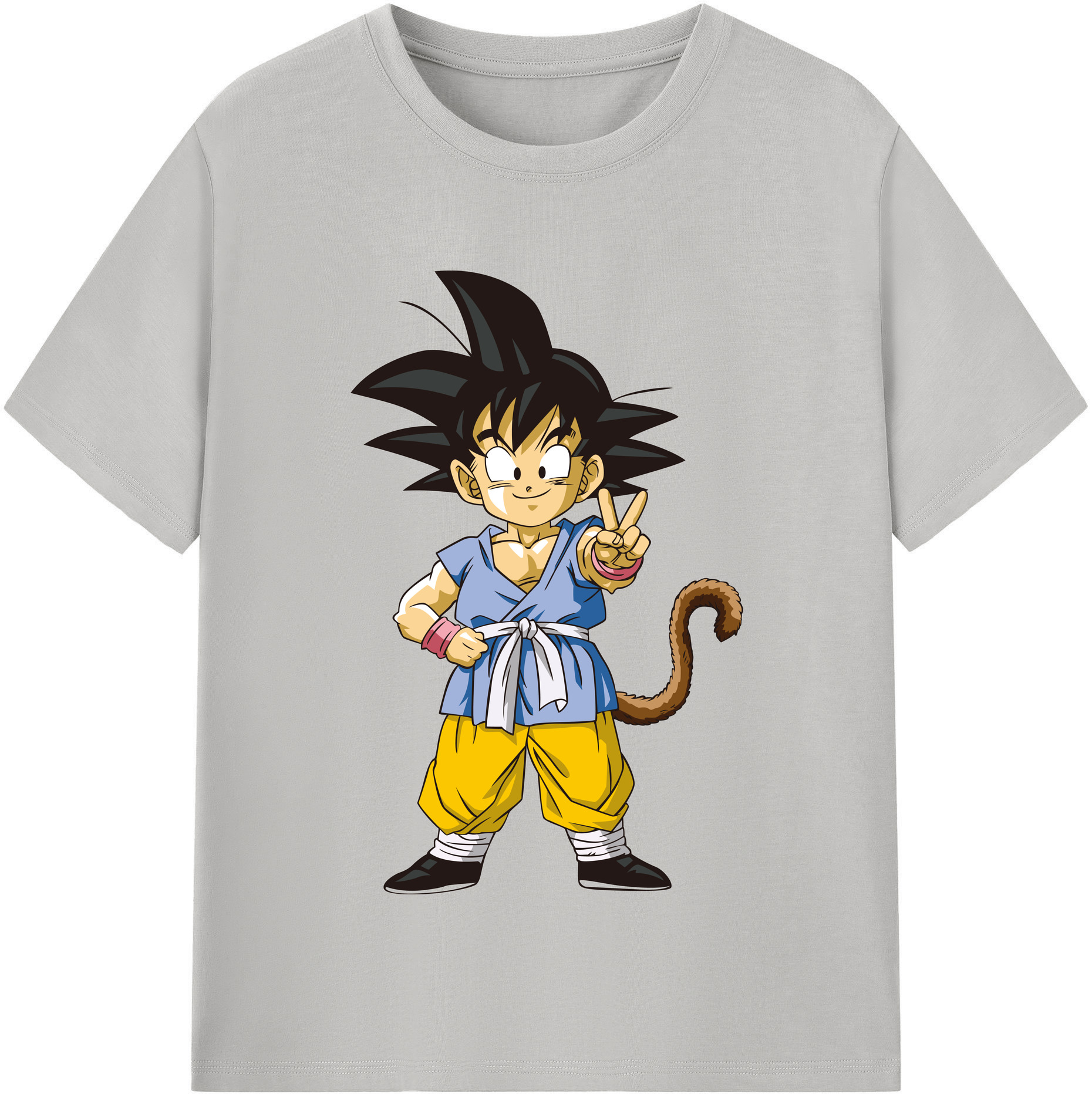 （画像用） ドラゴンボール 孫悟空（そん ごくう）Son Goku カカロット DRAGON BALL Kakarotto レディースカジュアルプリントTシャツ（綿100％）