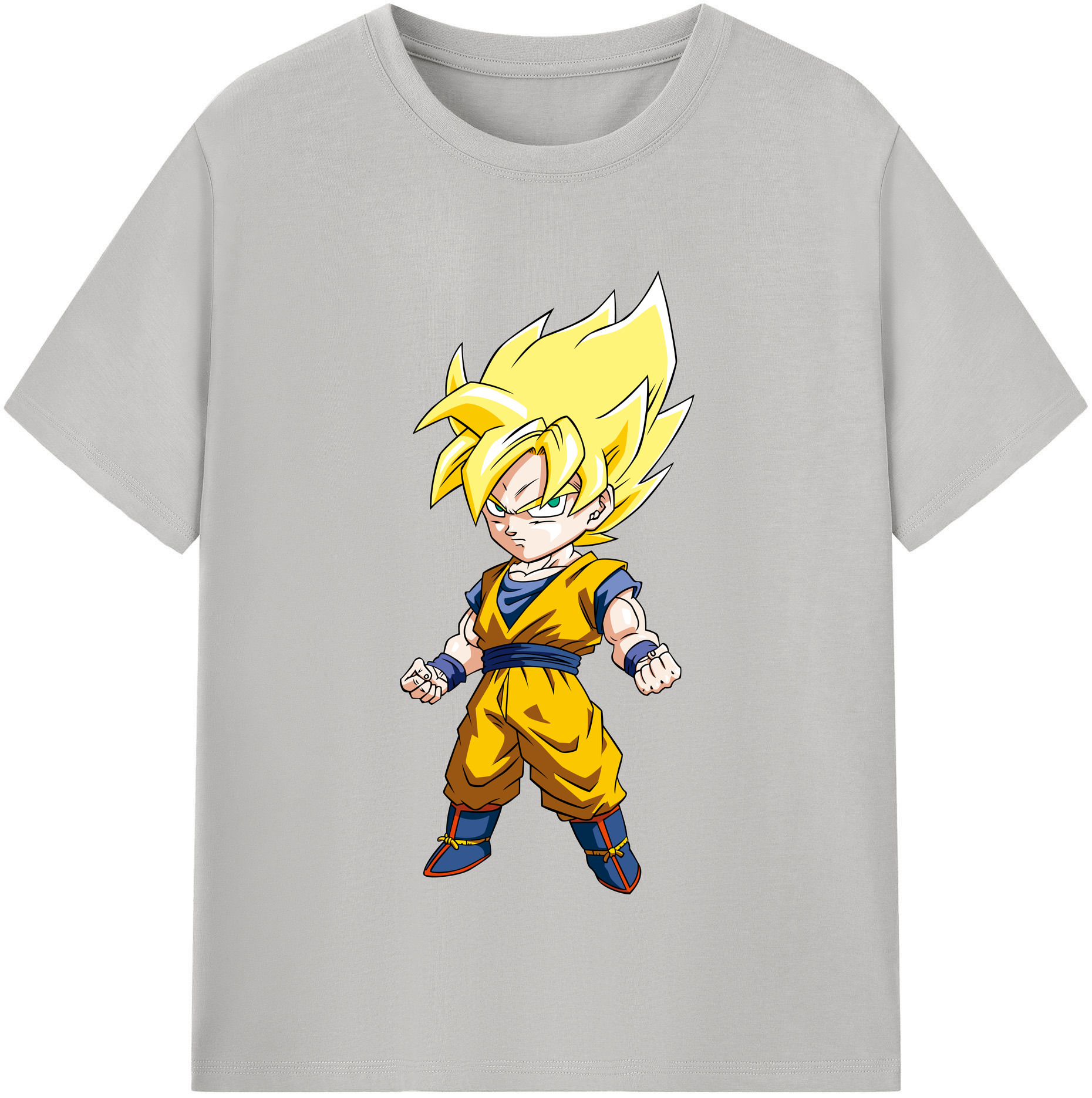 （画像用） ドラゴンボール 孫悟空（そん ごくう）Son Goku カカロット DRAGON BALL Kakarotto レディースカジュアルプリントTシャツ（綿100％）