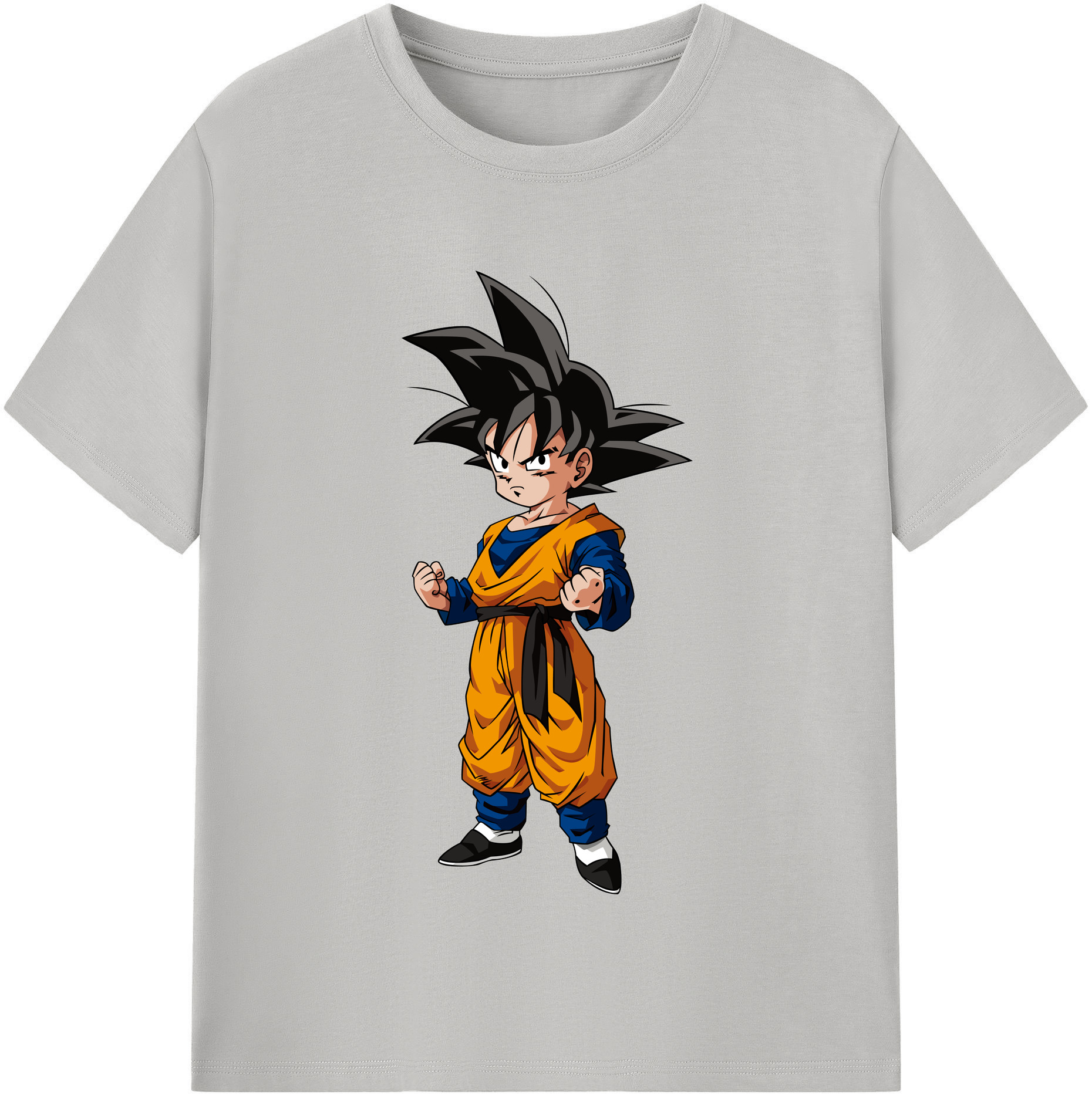 （画像用） ドラゴンボール 孫悟空（そん ごくう）Son Goku カカロット DRAGON BALL Kakarotto レディースカジュアルプリントTシャツ（綿100％）