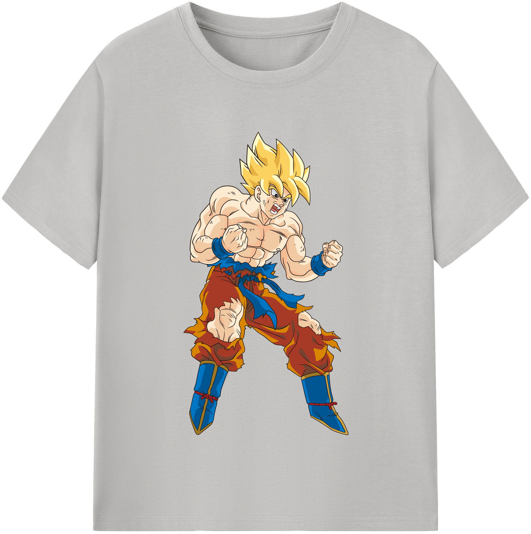 （画像用） ドラゴンボール 孫悟空（そん ごくう）Son Goku カカロット DRAGON BALL Kakarotto レディースカジュアルプリントTシャツ（綿100％）
