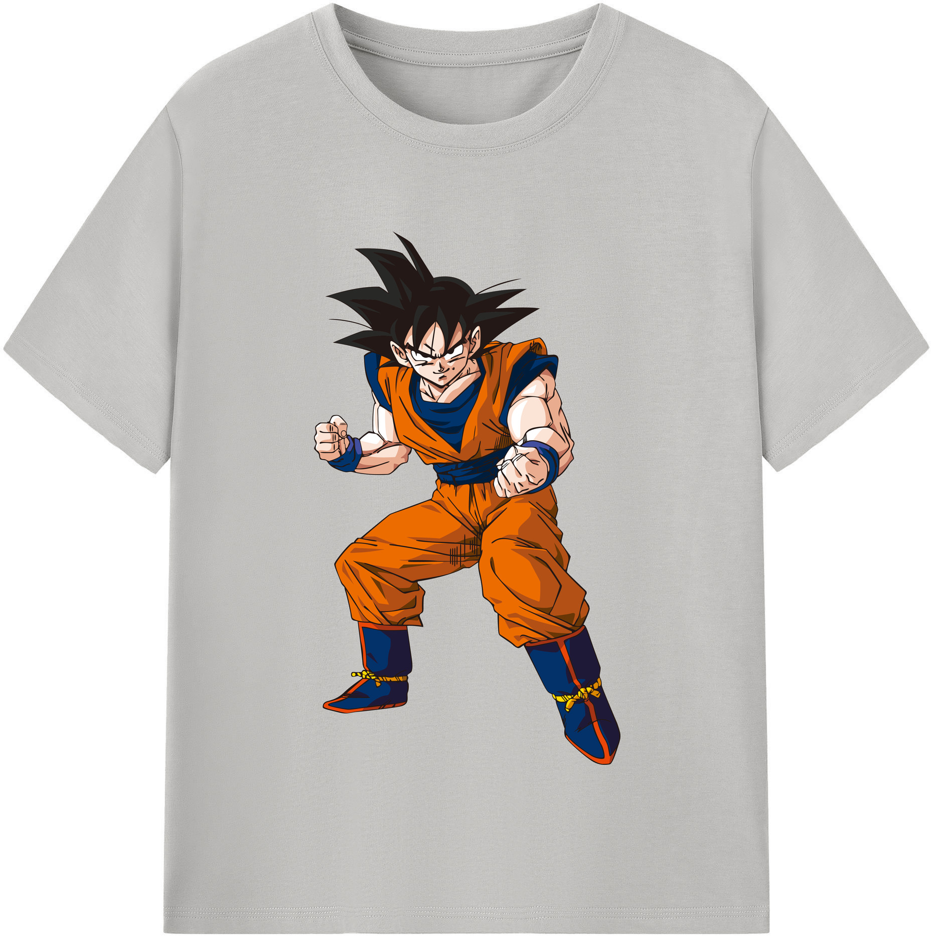 （画像用） ドラゴンボール 孫悟空（そん ごくう）Son Goku カカロット DRAGON BALL Kakarotto レディースカジュアルプリントTシャツ（綿100％）