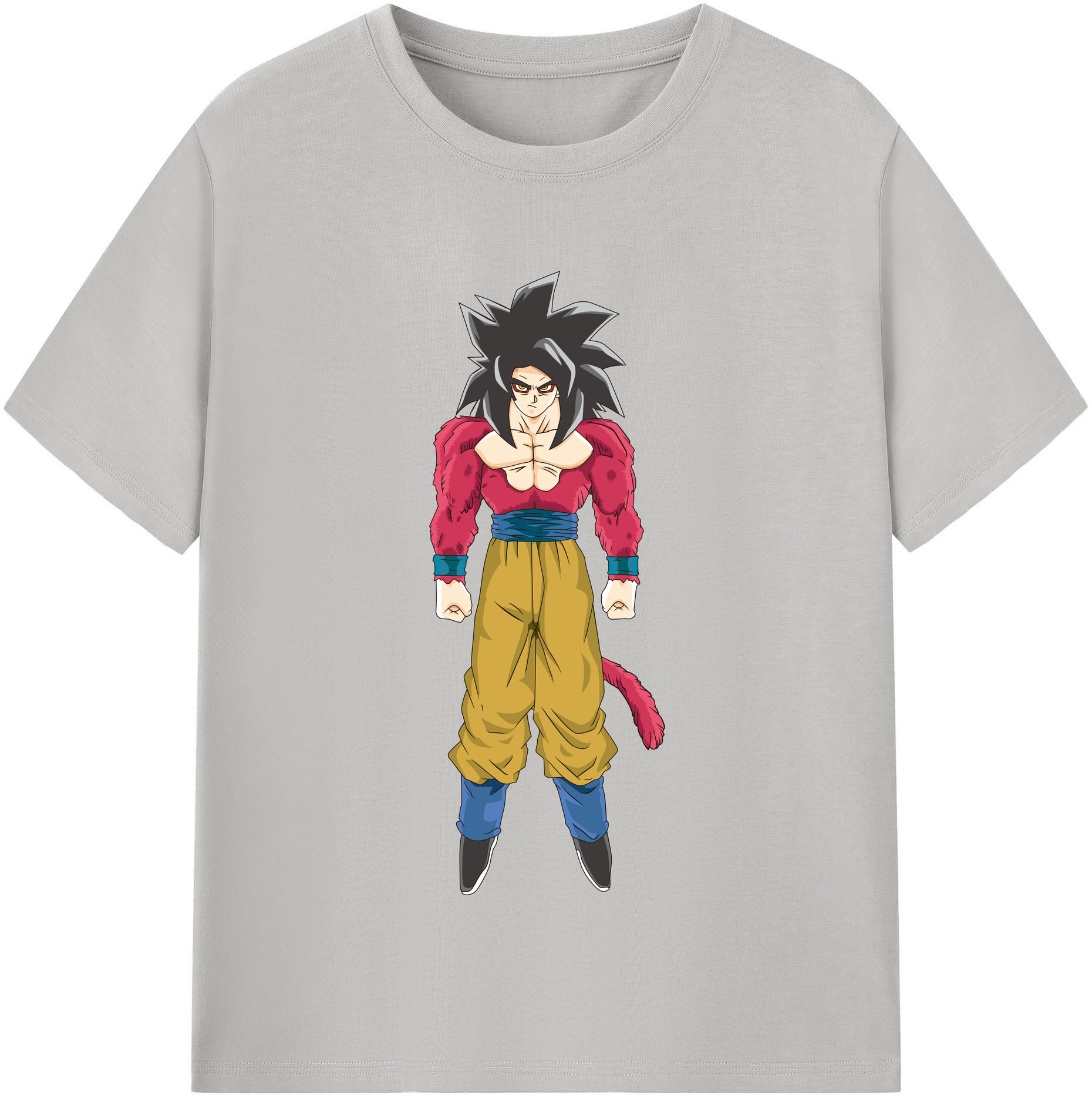 （画像用） ドラゴンボール 孫悟空（そん ごくう）Son Goku カカロット DRAGON BALL Kakarotto レディースカジュアルプリントTシャツ（綿100％）