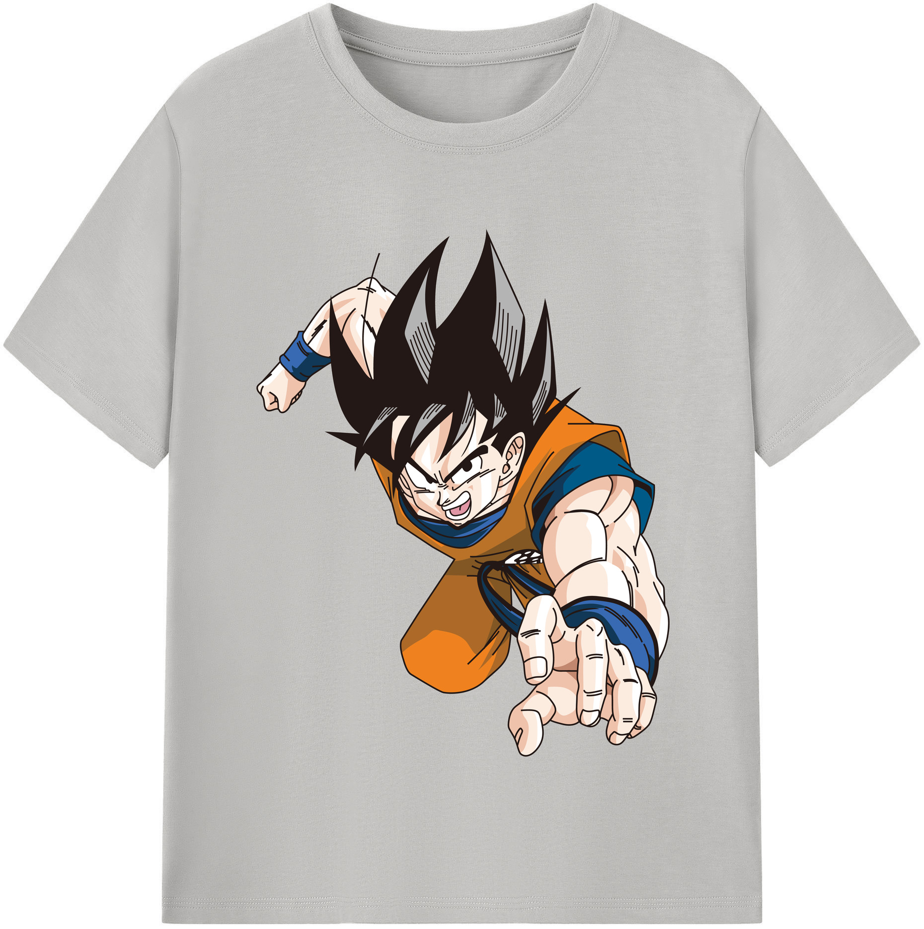 （画像用） ドラゴンボール 孫悟空（そん ごくう）Son Goku カカロット DRAGON BALL Kakarotto レディースカジュアルプリントTシャツ（綿100％）