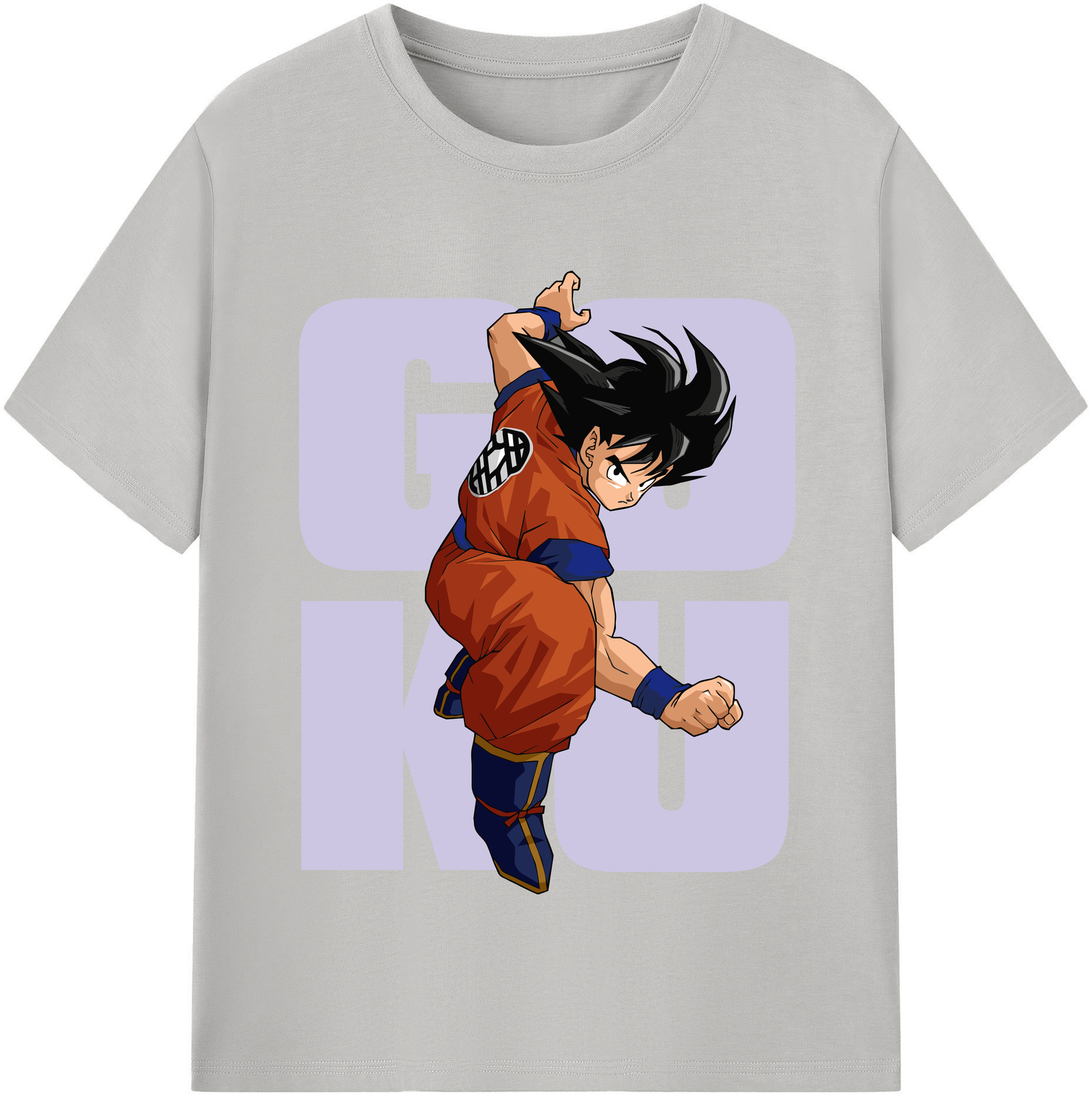（画像用） ドラゴンボール 孫悟空（そん ごくう）Son Goku カカロット DRAGON BALL Kakarotto レディースカジュアルプリントTシャツ（綿100％）