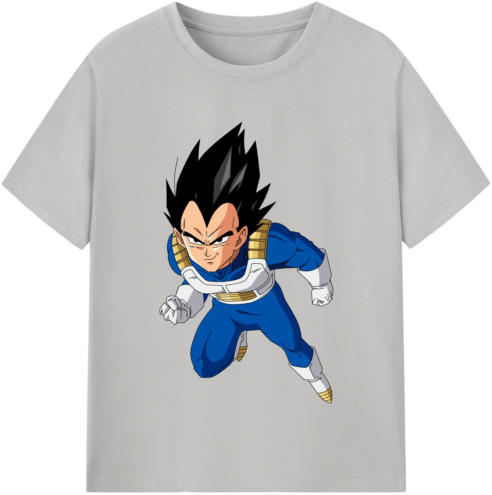 （画像用） ドラゴンボール ベジータ四世（Bejīta Yonsei）DRAGON BALL Vegeta IV レディースカジュアルプリントTシャツ（綿100％）