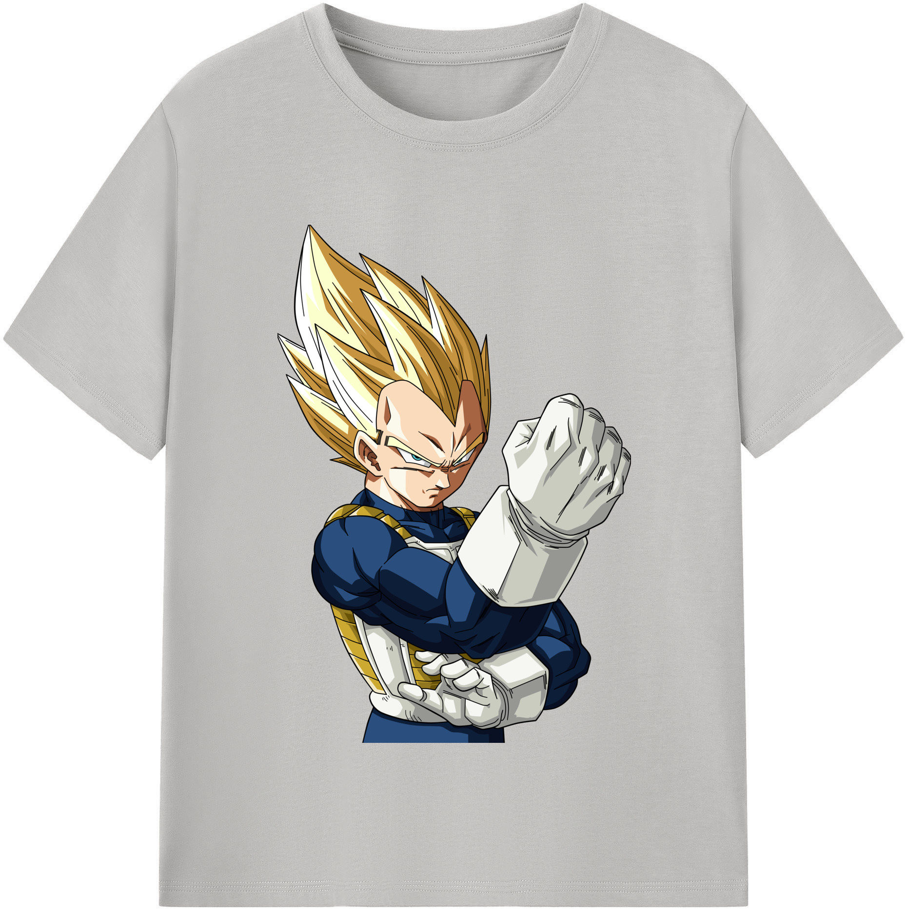 （画像用） ドラゴンボール ベジータ四世（Bejīta Yonsei）DRAGON BALL Vegeta IV レディースカジュアルプリントTシャツ（綿100％）