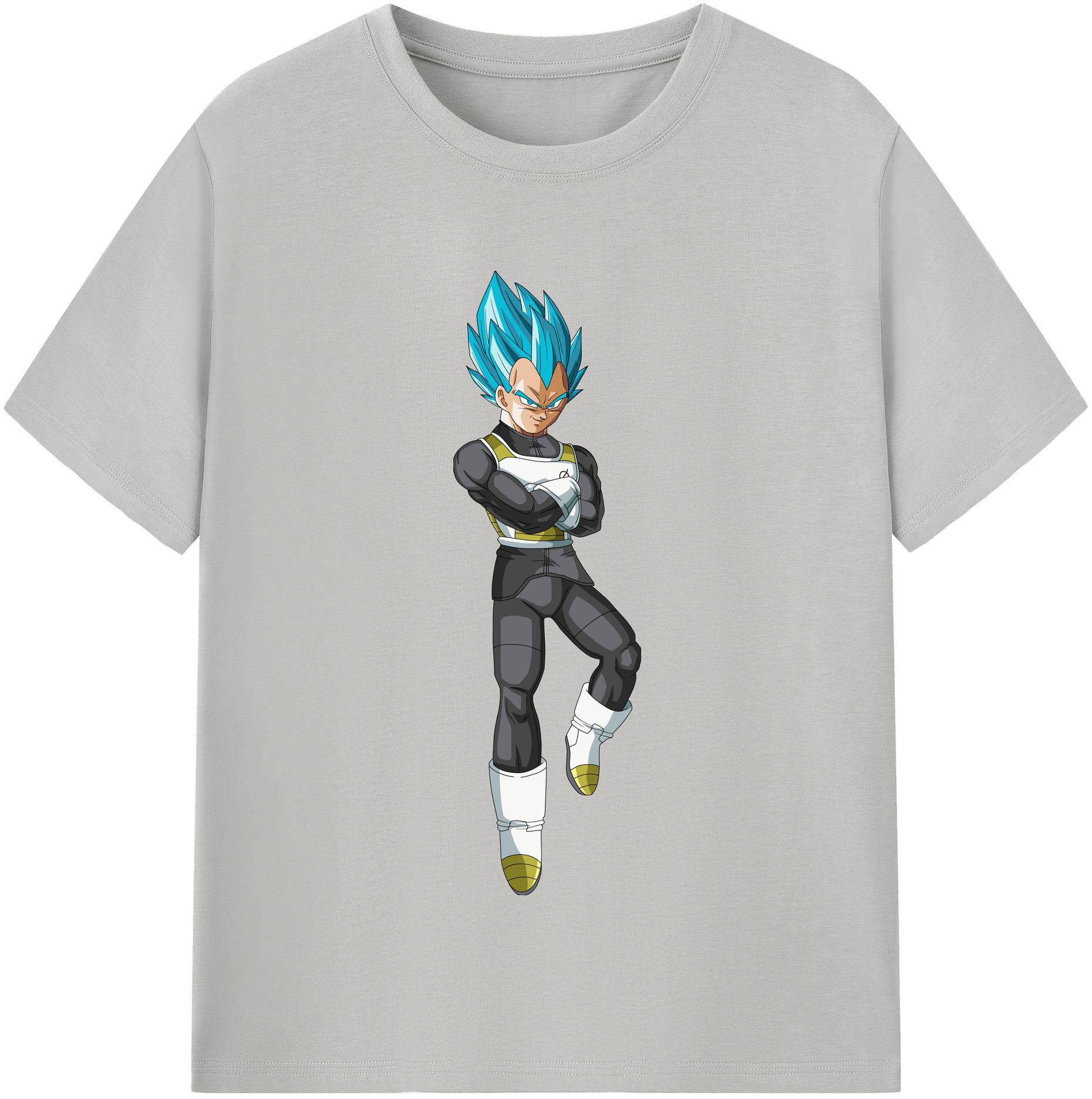 （画像用） ドラゴンボール ベジータ四世（Bejīta Yonsei）DRAGON BALL Vegeta IV レディースカジュアルプリントTシャツ（綿100％）