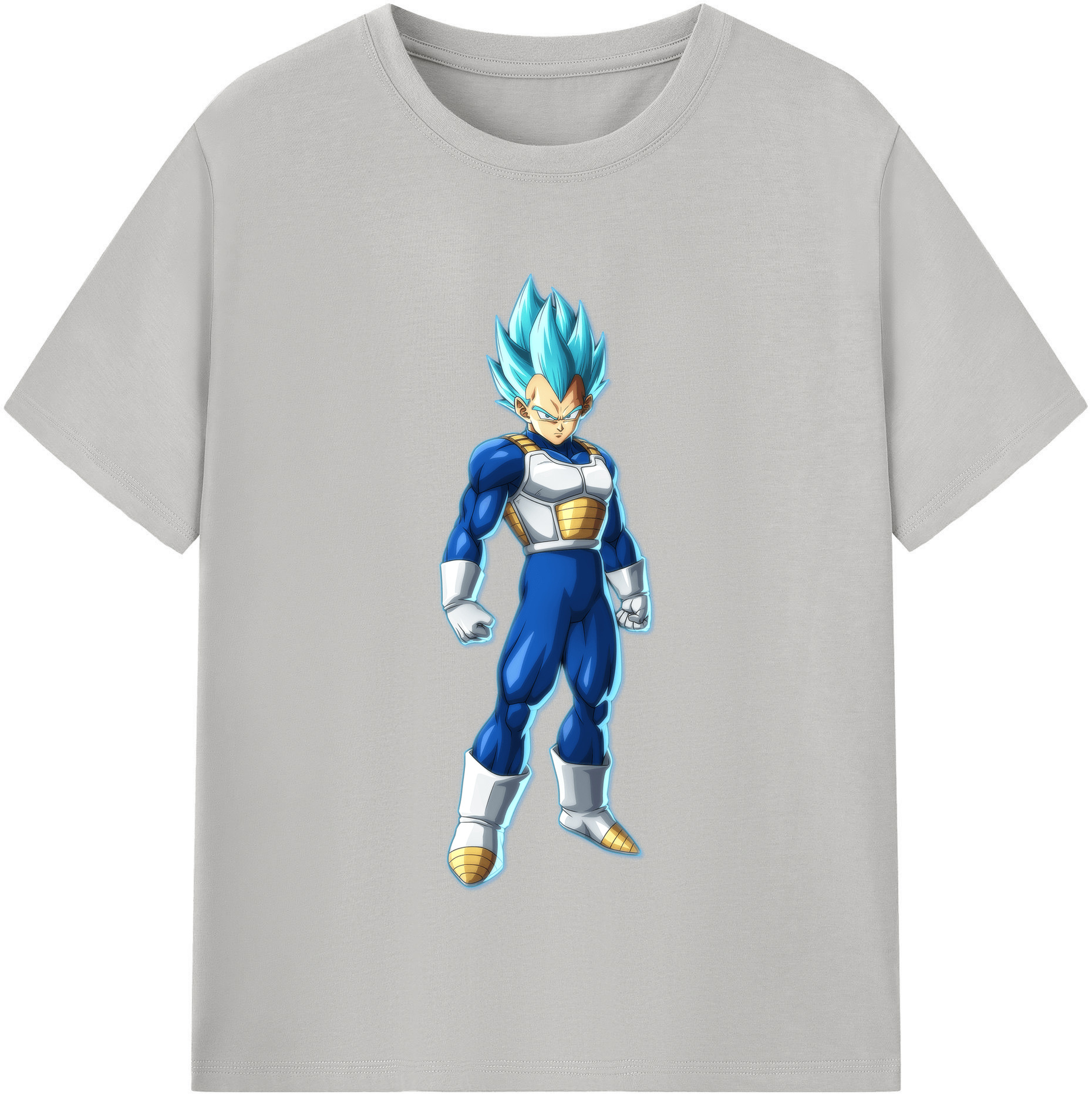 （画像用） ドラゴンボール ベジータ四世（Bejīta Yonsei）DRAGON BALL Vegeta IV レディースカジュアルプリントTシャツ（綿100％）