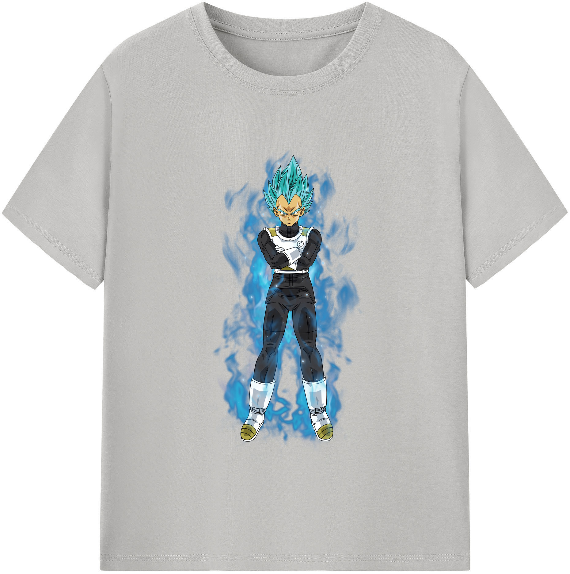 （画像用） ドラゴンボール ベジータ四世（Bejīta Yonsei）DRAGON BALL Vegeta IV レディースカジュアルプリントTシャツ（綿100％）